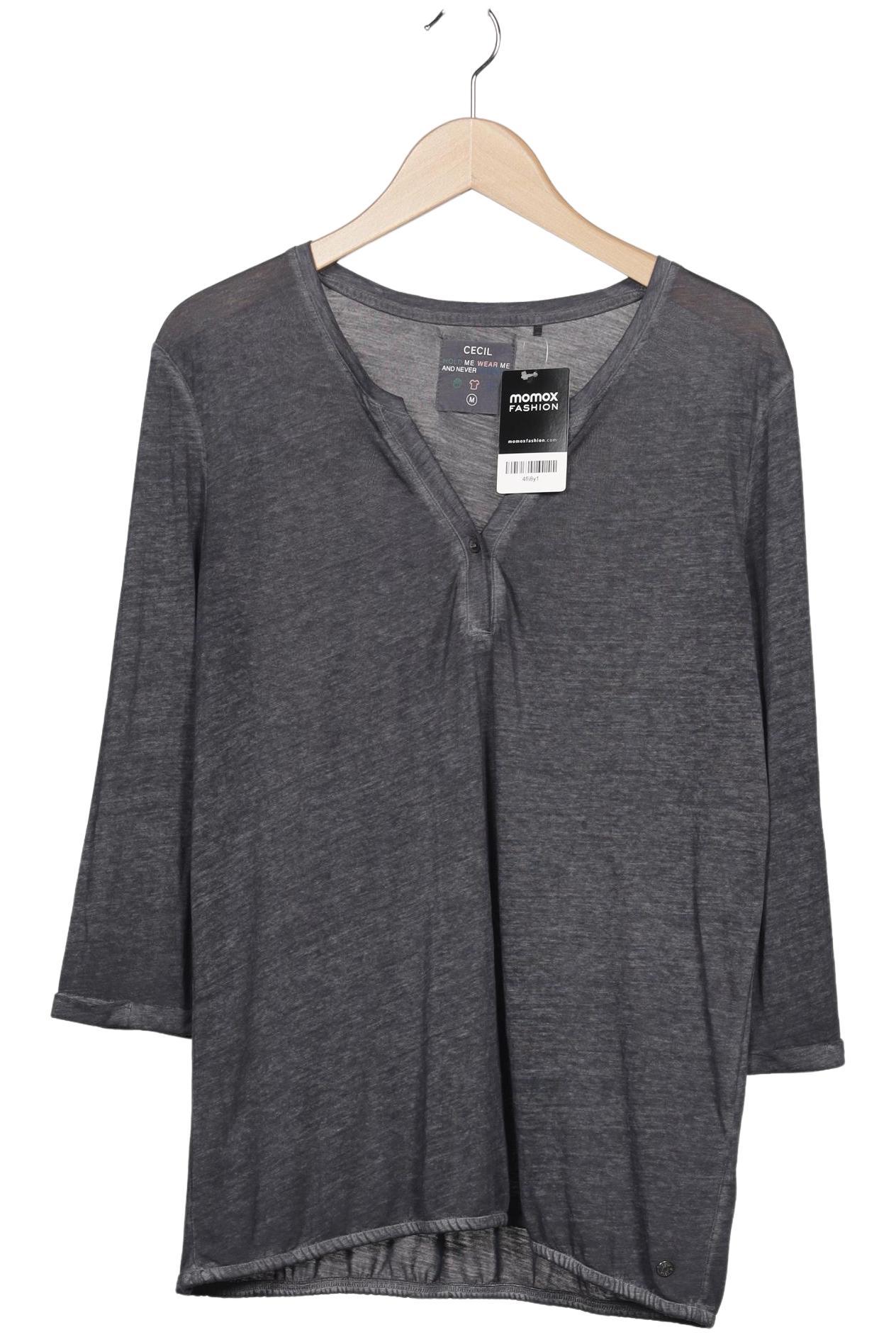 

Cecil Damen Langarmshirt, grau, Gr. 38