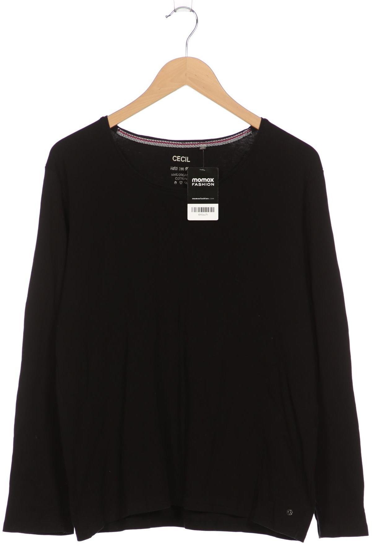 

Cecil Damen Langarmshirt, schwarz, Gr. 46