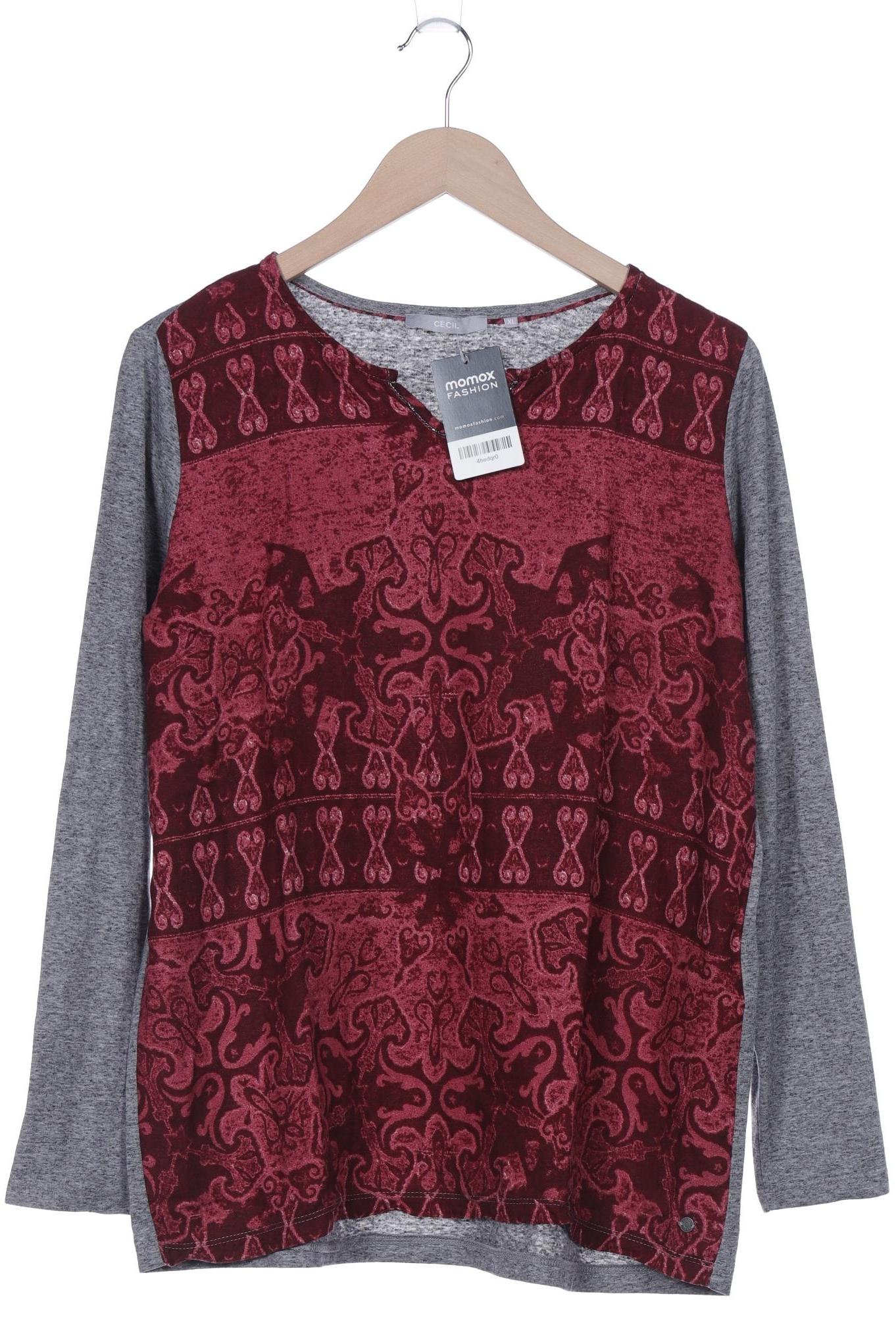 

Cecil Damen Langarmshirt, bordeaux, Gr. 44