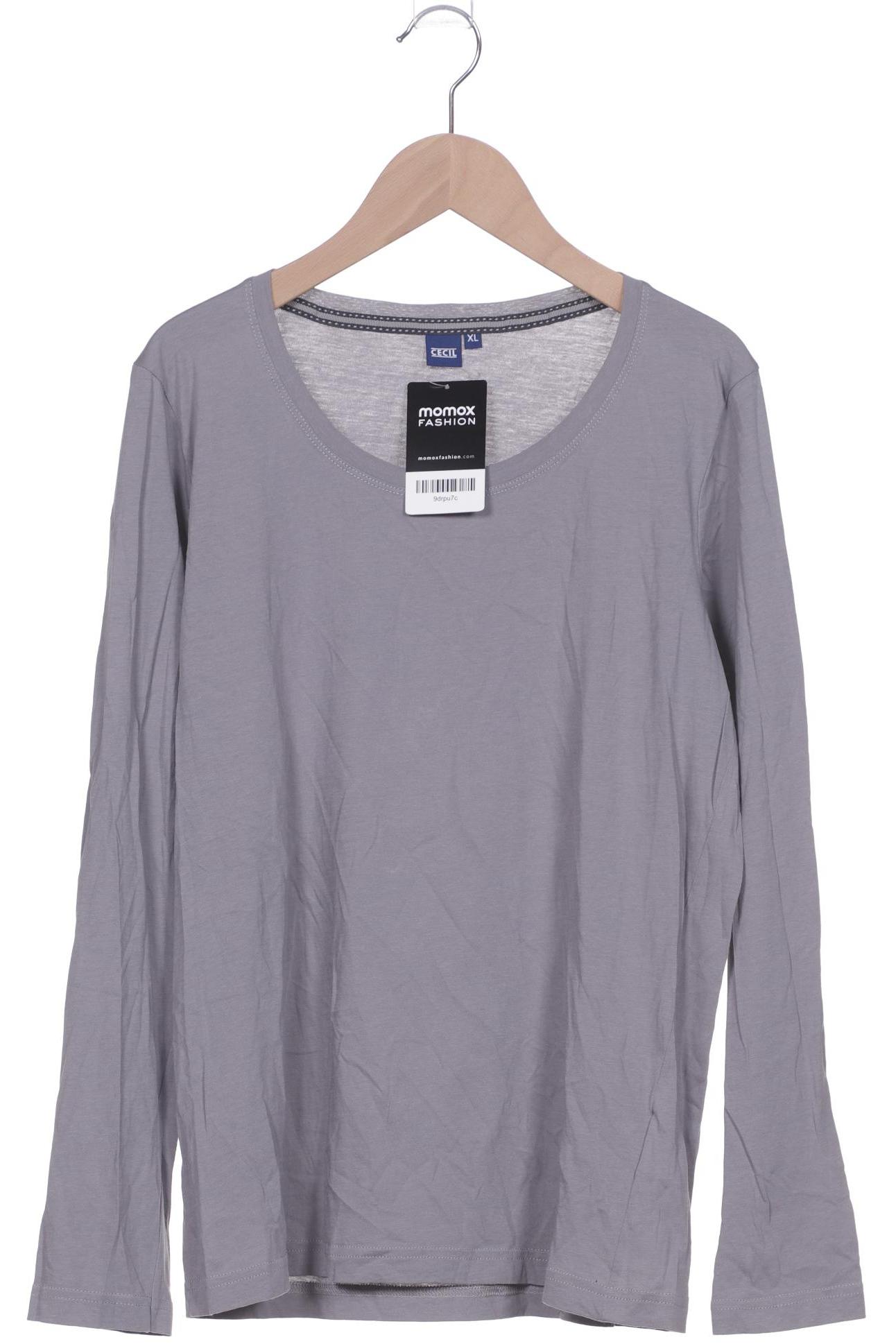 

Cecil Damen Langarmshirt, grau, Gr. 44
