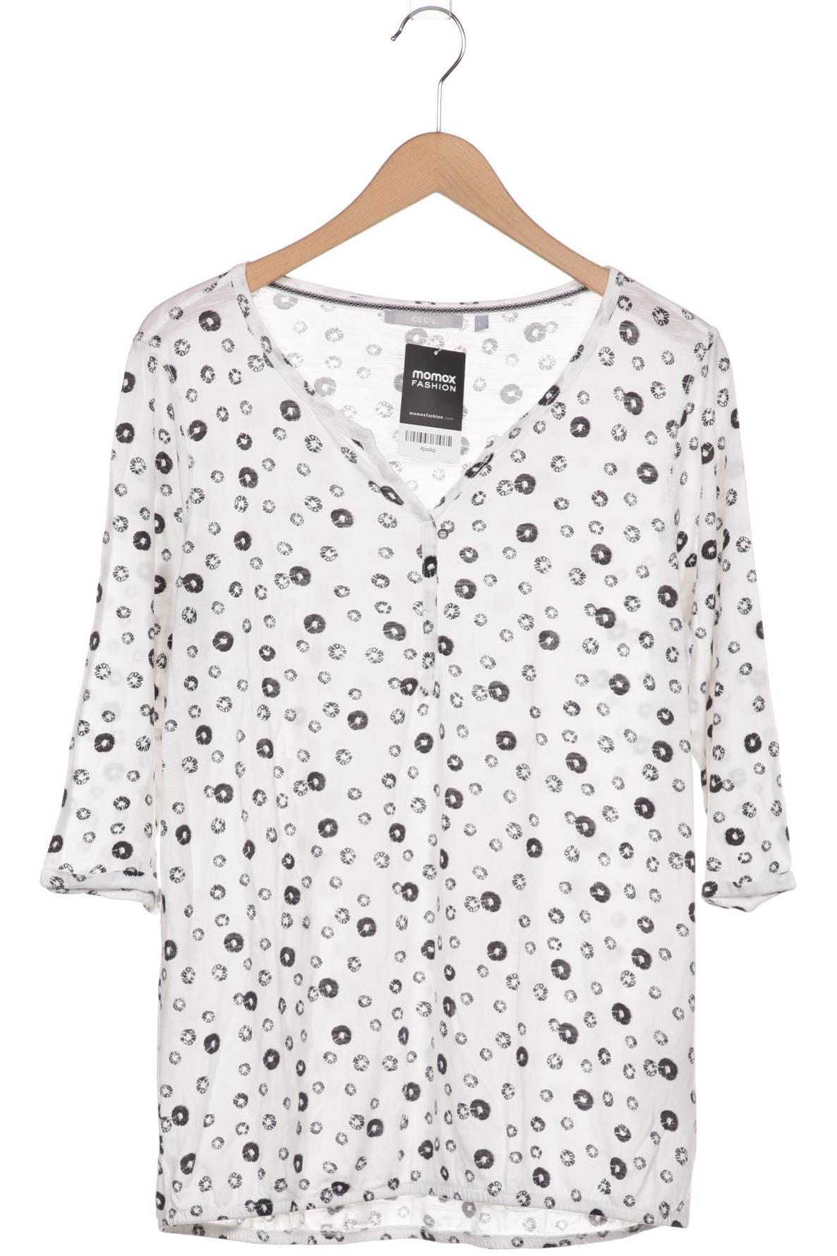 

Cecil Damen Langarmshirt, weiß, Gr. 42