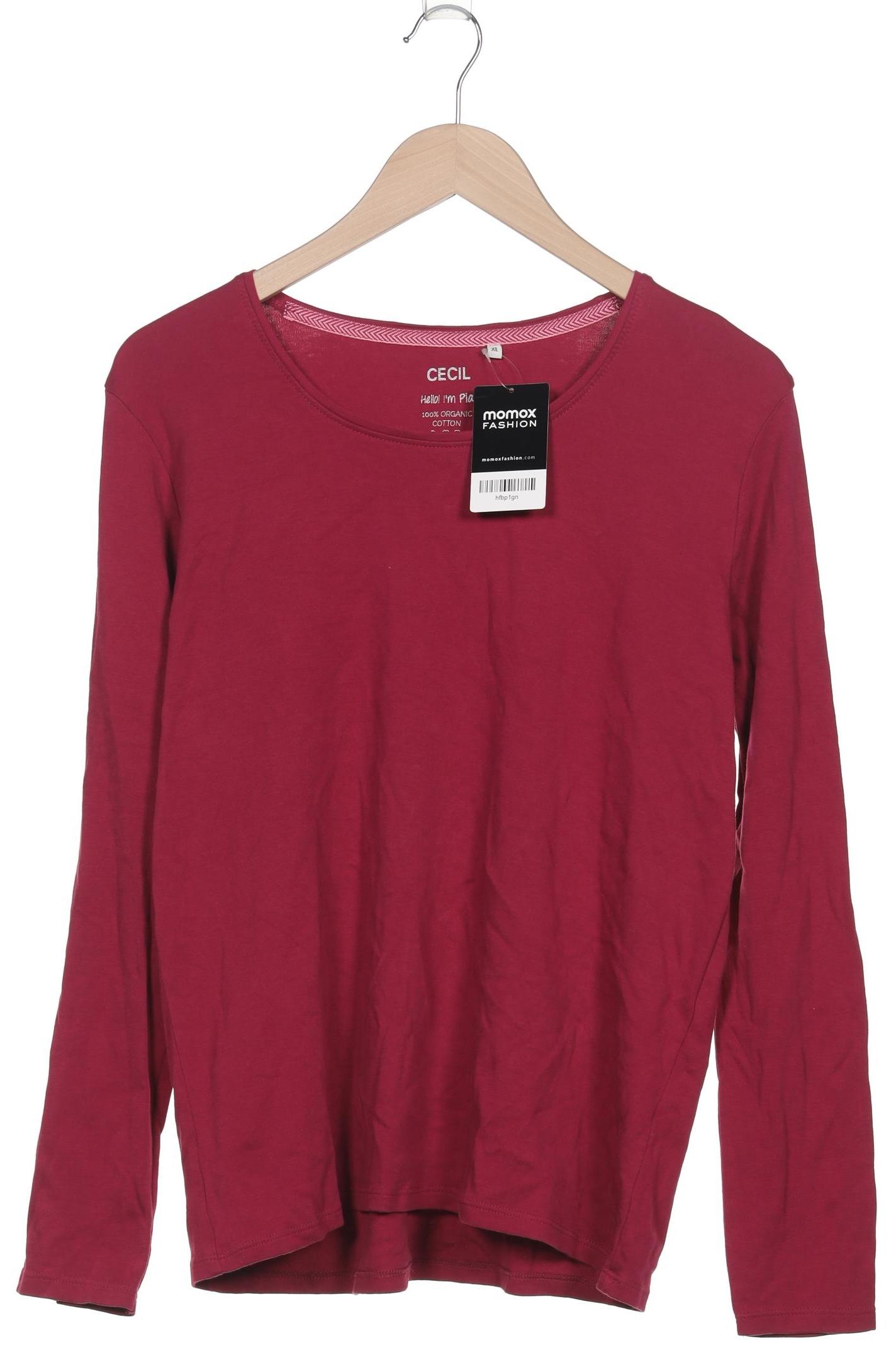 

Cecil Damen Langarmshirt, pink, Gr. 44