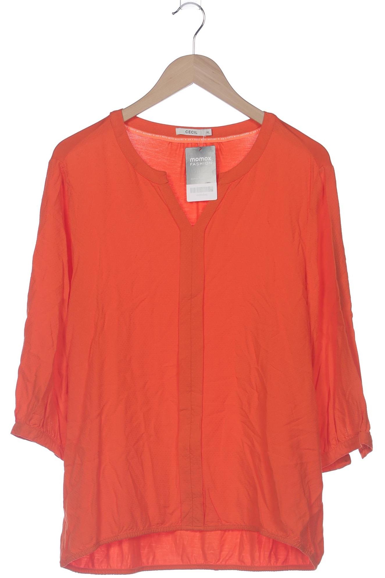 

Cecil Damen Langarmshirt, orange, Gr. 44