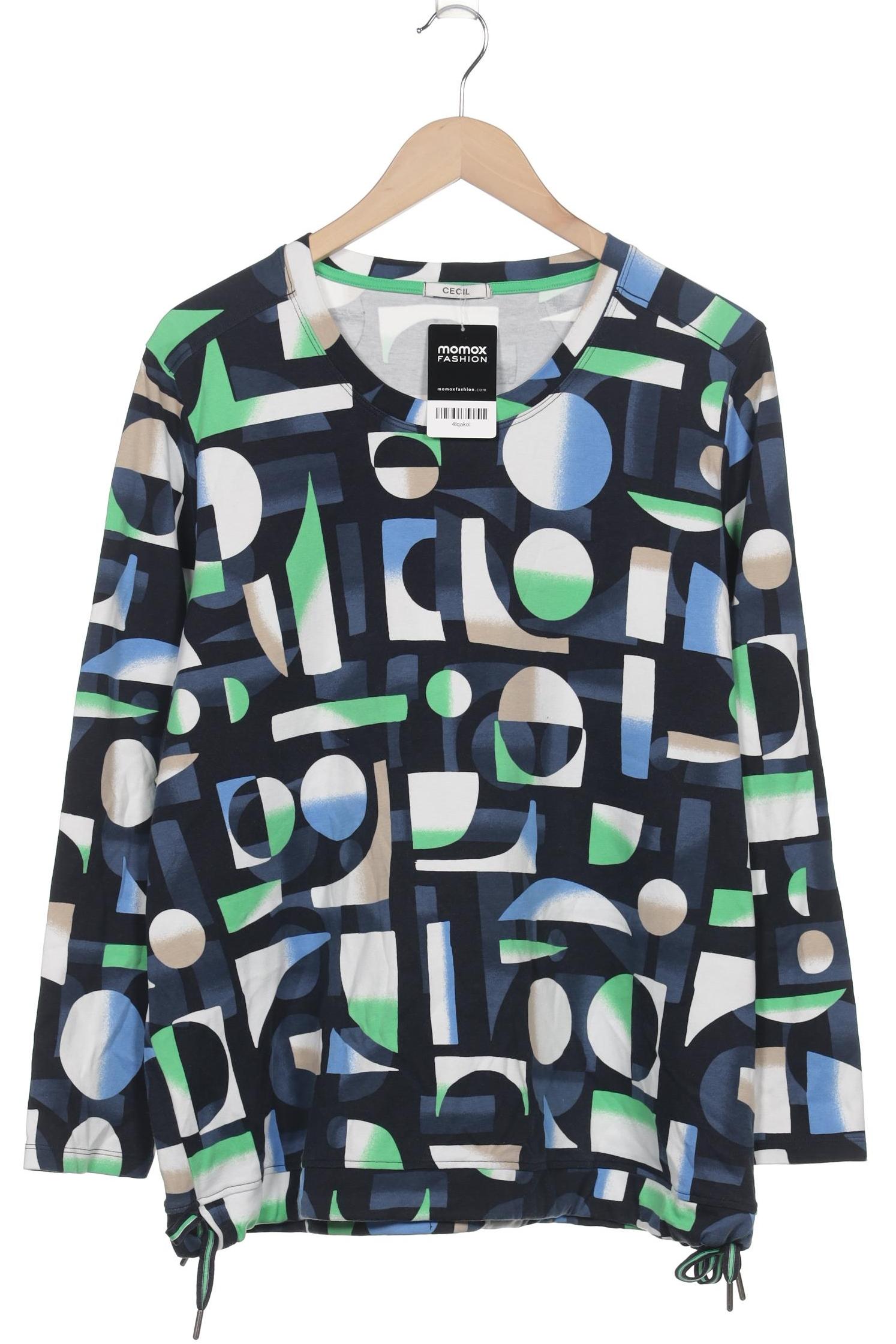 

Cecil Damen Langarmshirt, marineblau, Gr. 48
