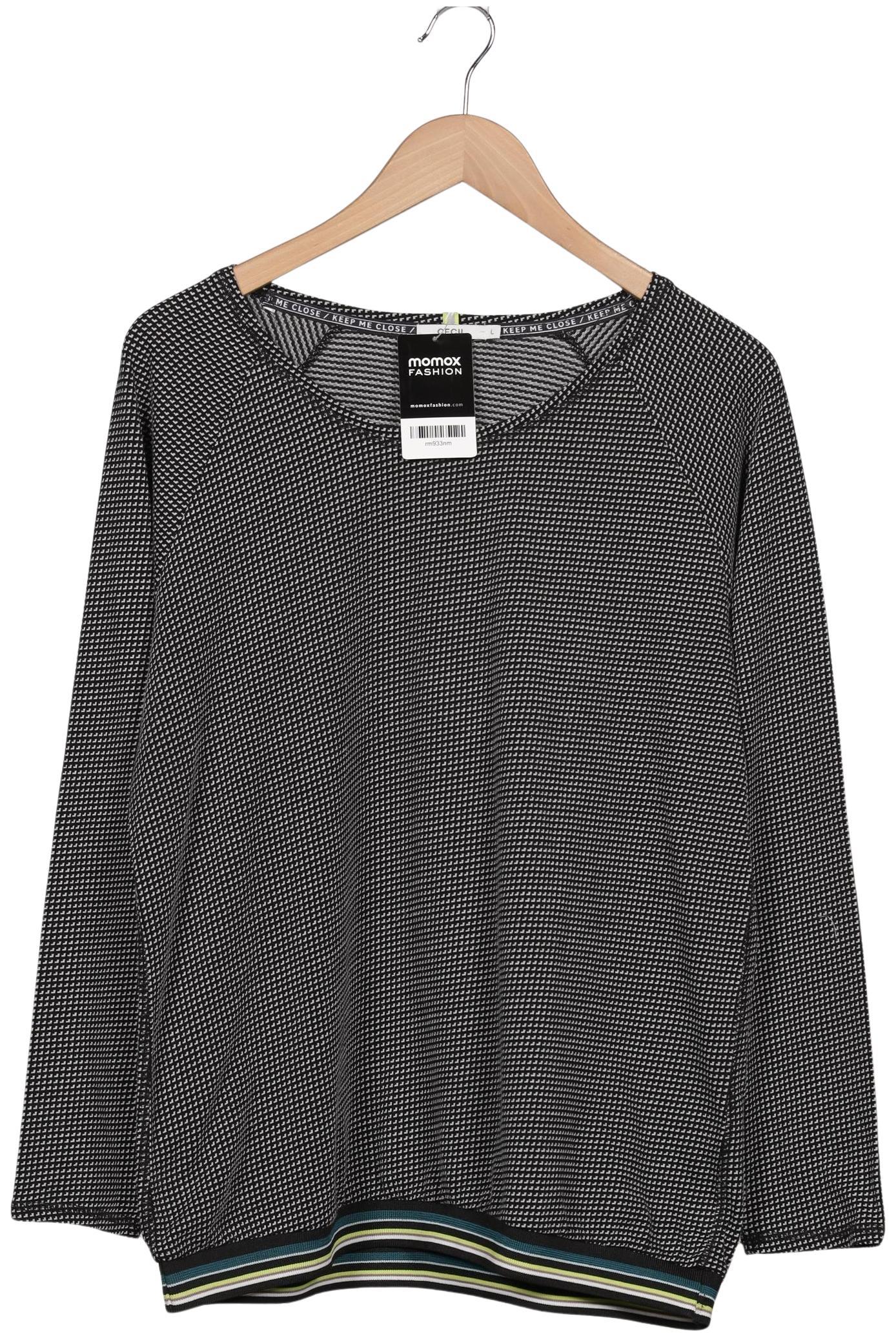 

Cecil Damen Langarmshirt, schwarz, Gr. 42