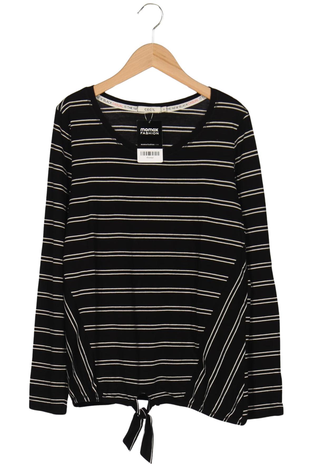 

Cecil Damen Langarmshirt, schwarz, Gr. 36