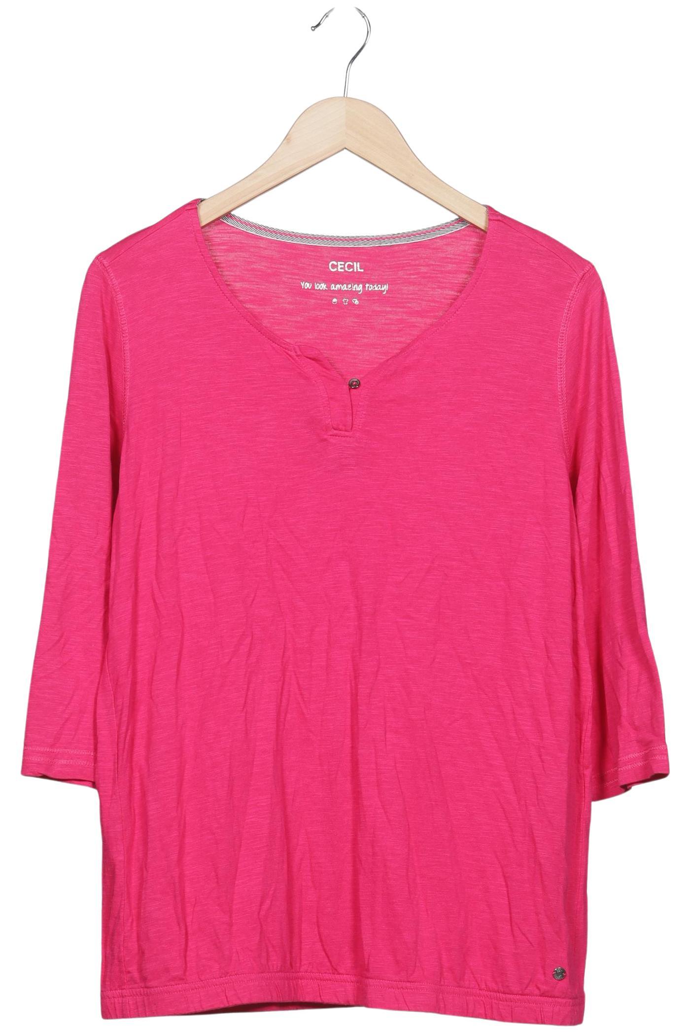 

Cecil Damen Langarmshirt, pink, Gr. 44