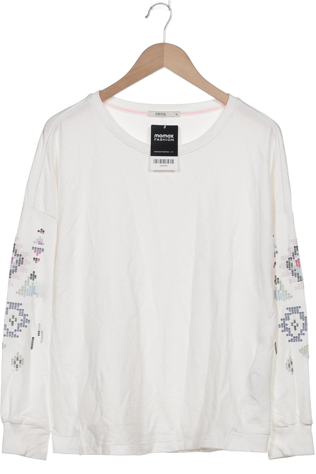 

Cecil Damen Langarmshirt, weiß, Gr. 38