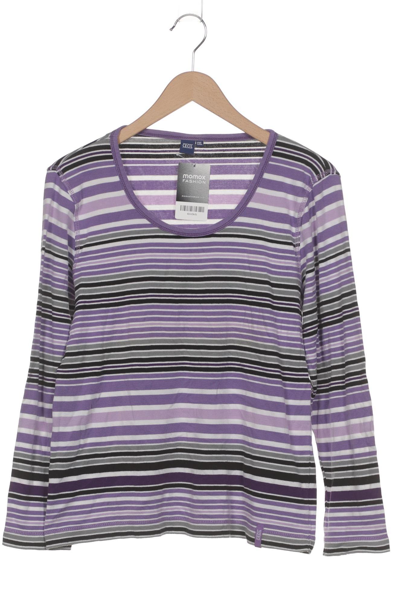 

Cecil Damen Langarmshirt, flieder, Gr. 46