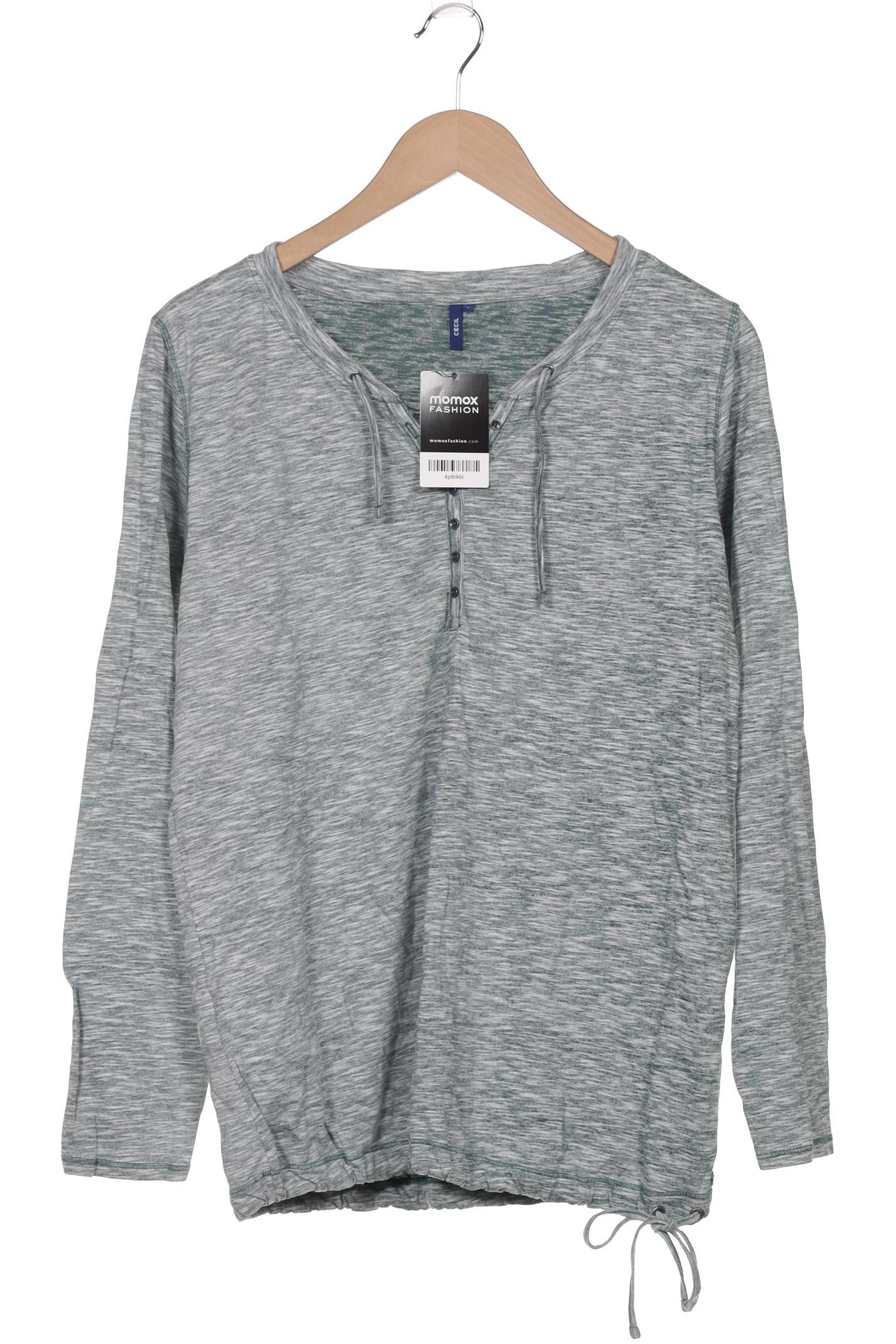 

Cecil Damen Langarmshirt, grün, Gr. 42