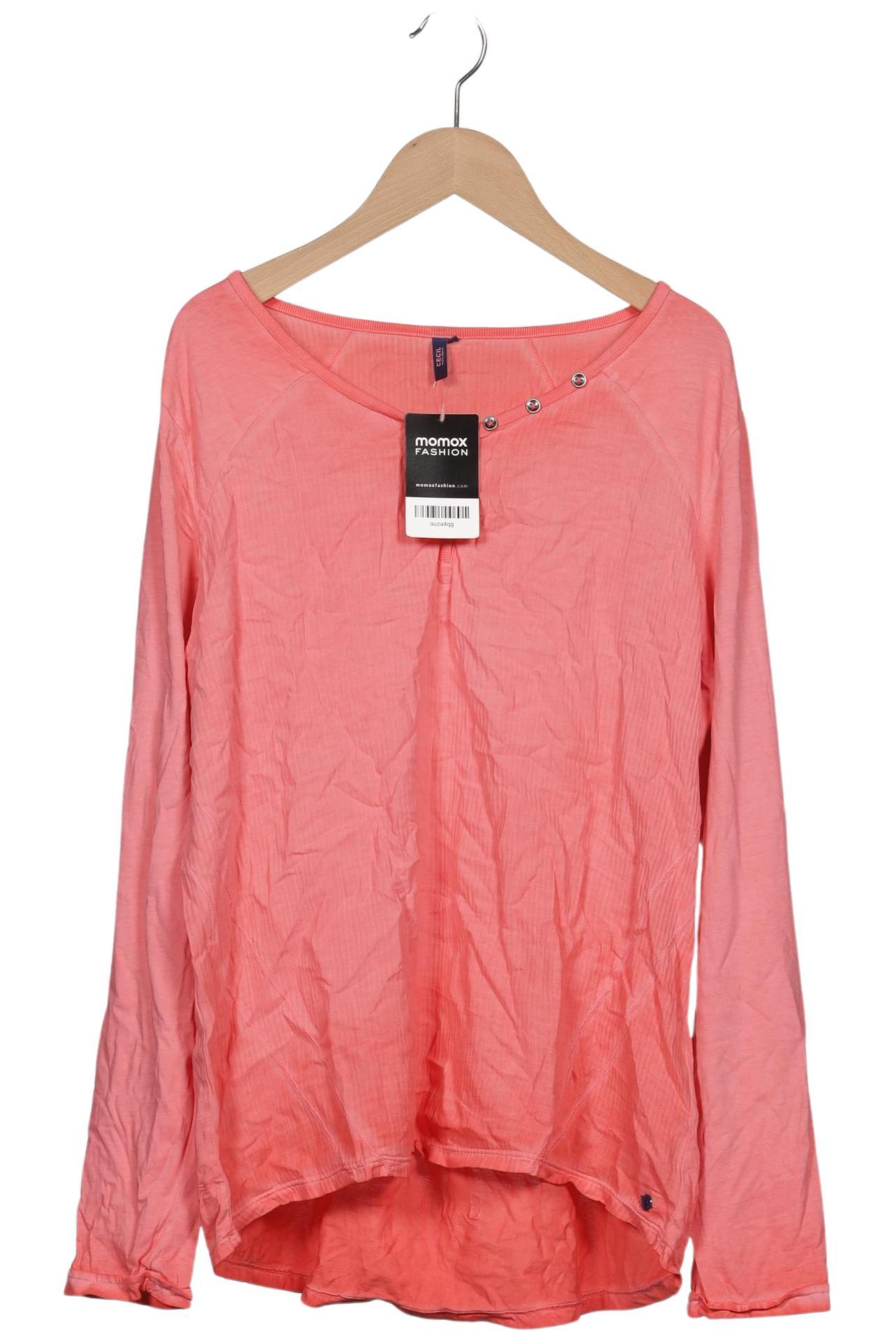

Cecil Damen Langarmshirt, pink, Gr. 42
