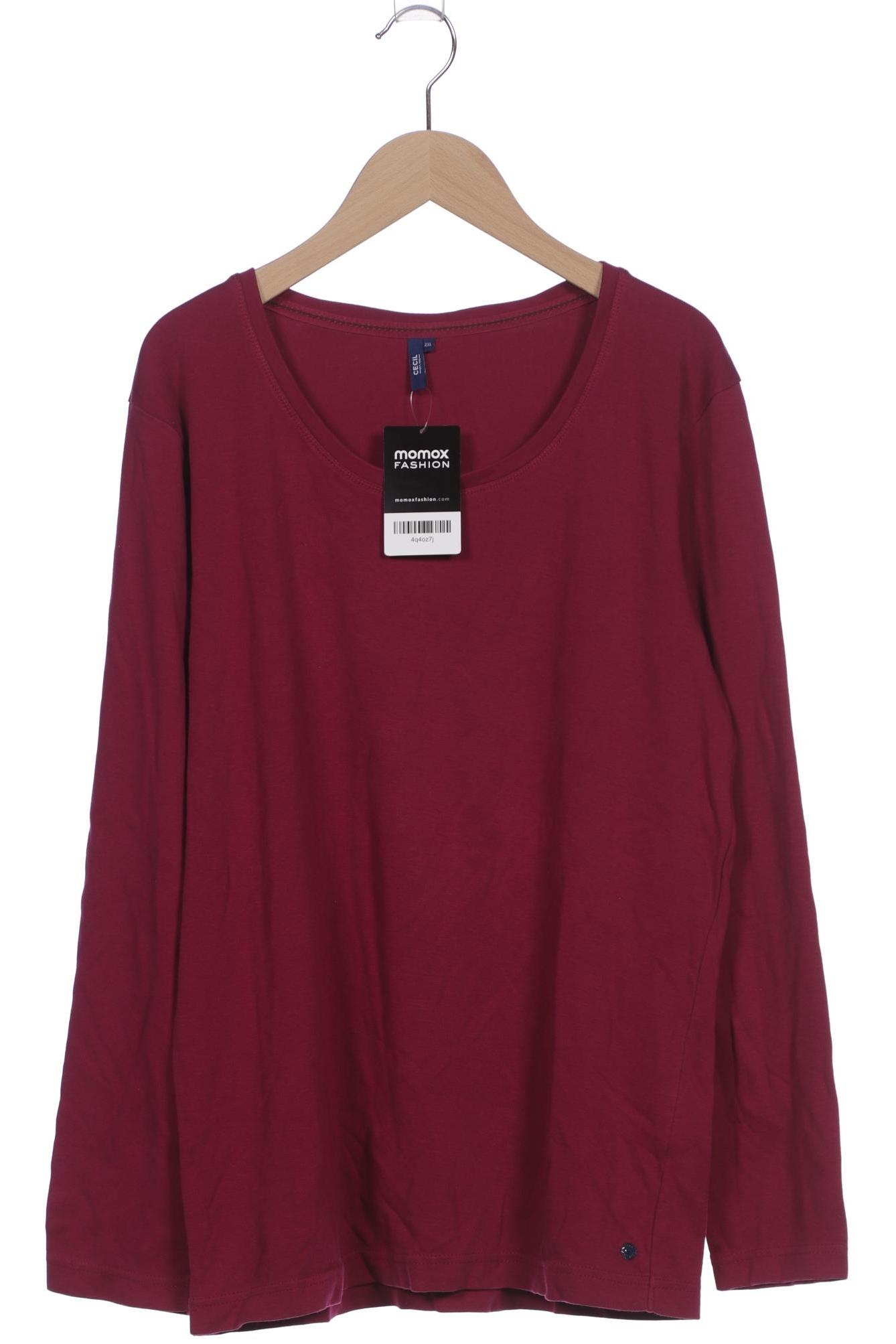 

Cecil Damen Langarmshirt, pink, Gr. 46