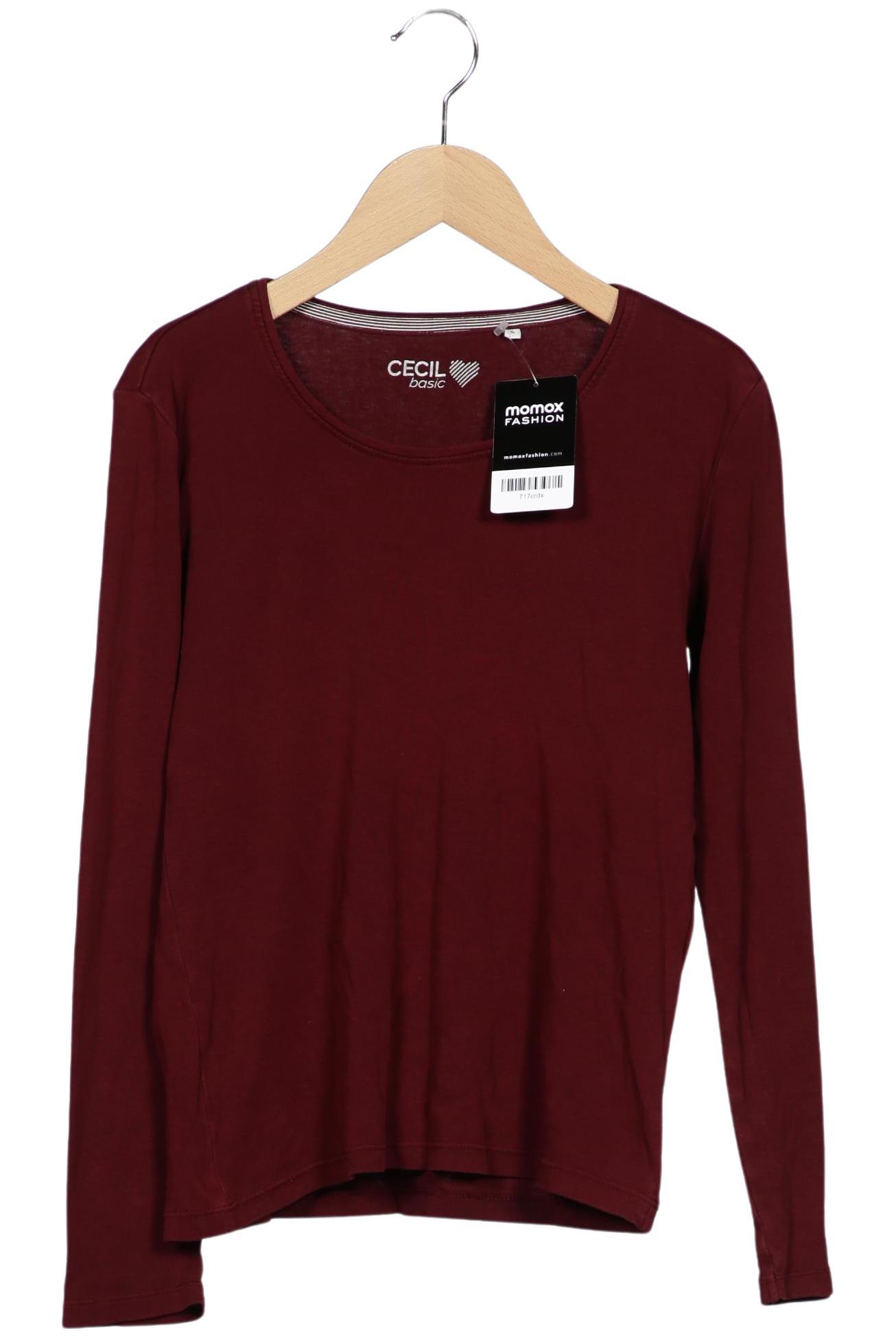 

Cecil Damen Langarmshirt, bordeaux, Gr. 36