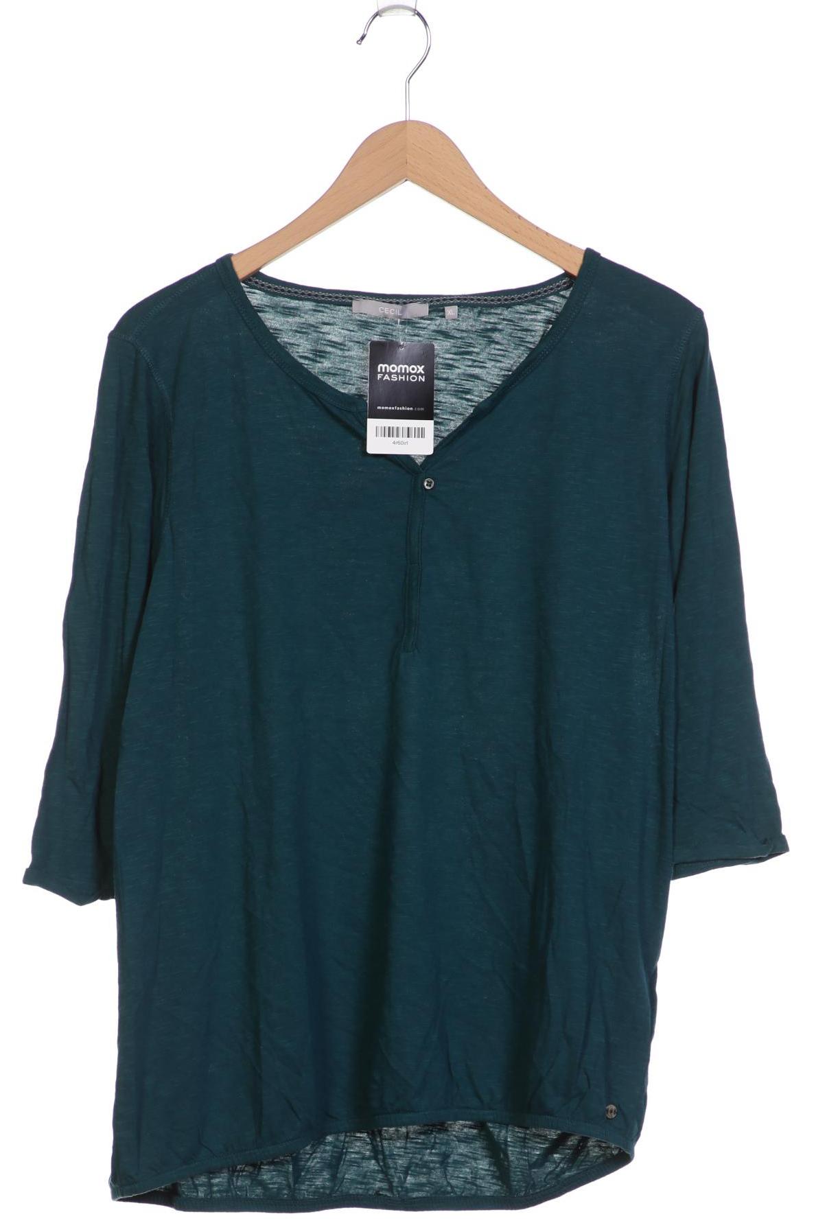 

Cecil Damen Langarmshirt, türkis, Gr. 44