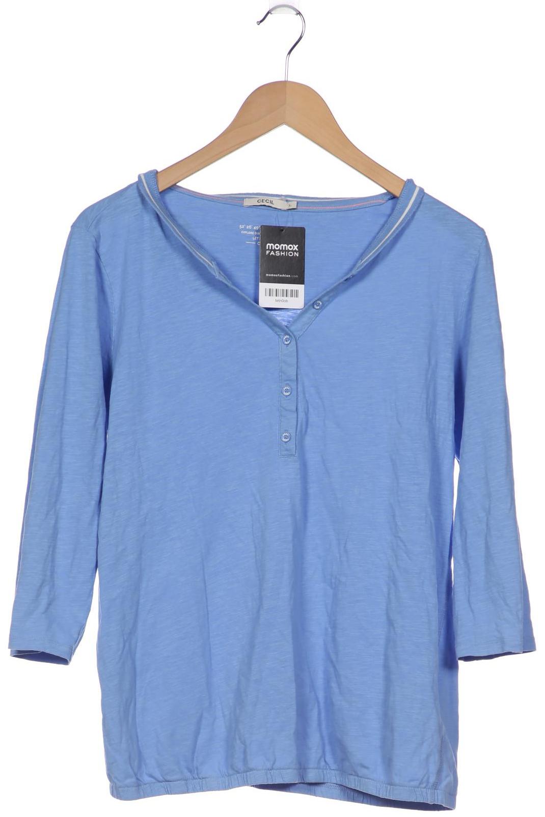 

Cecil Damen Langarmshirt, blau, Gr. 42