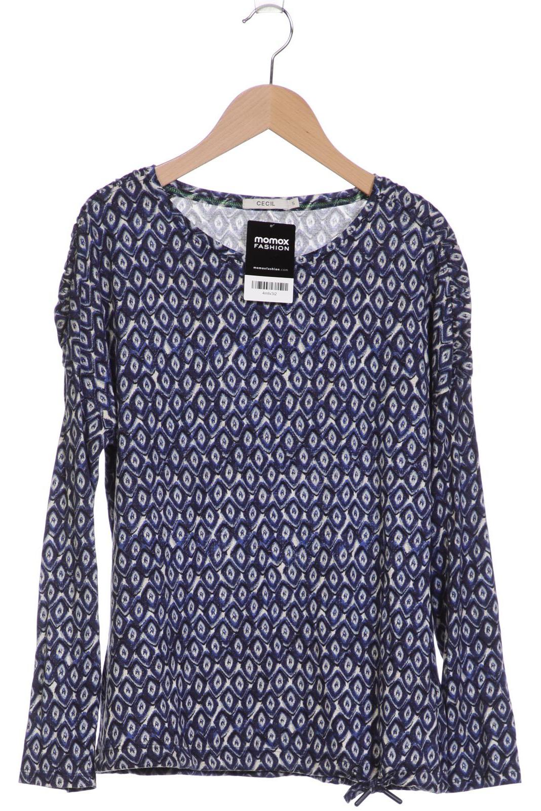

Cecil Damen Langarmshirt, marineblau, Gr. 36
