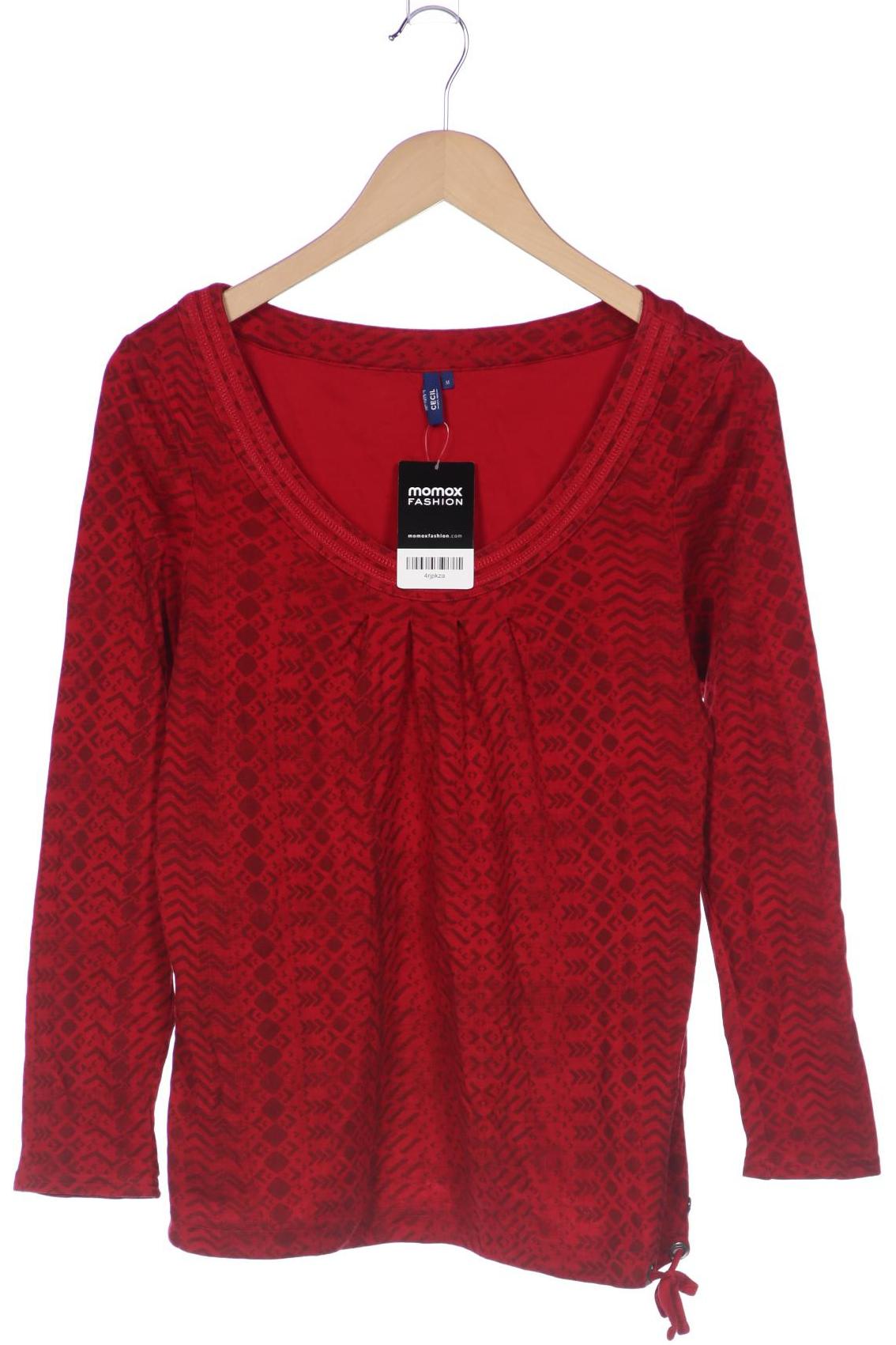 

Cecil Damen Langarmshirt, rot, Gr. 38