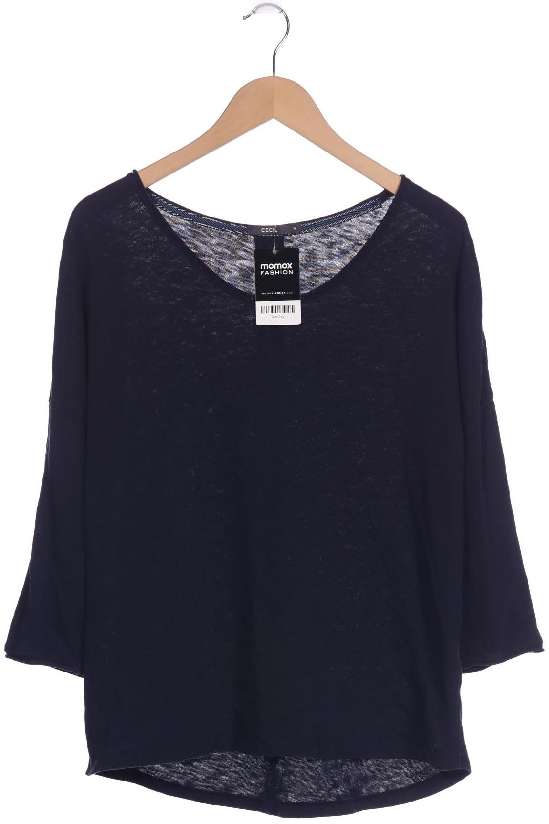 

Cecil Damen Langarmshirt, marineblau, Gr. 38