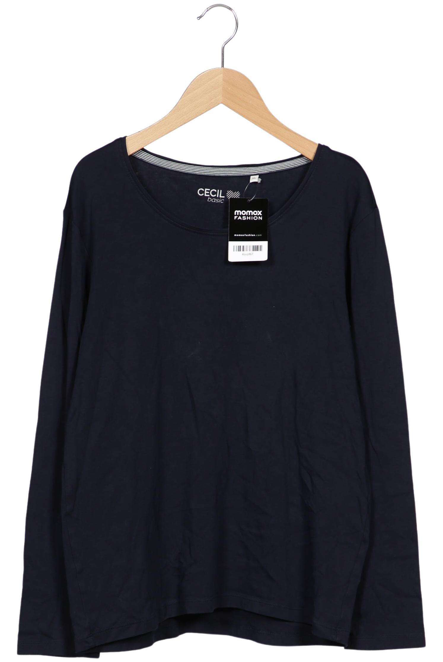 

Cecil Damen Langarmshirt, marineblau, Gr. 44