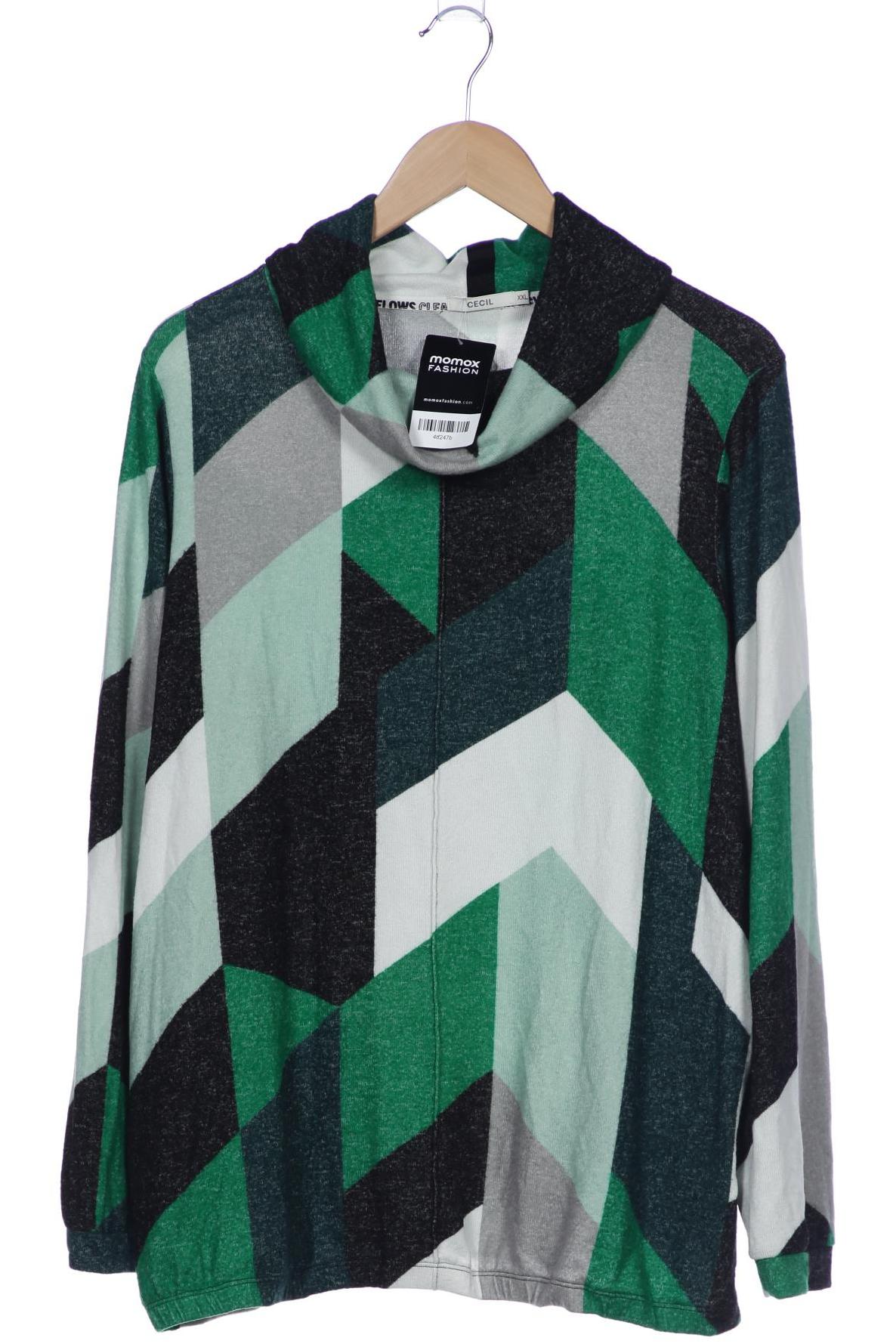 

Cecil Damen Langarmshirt, grün, Gr. 46