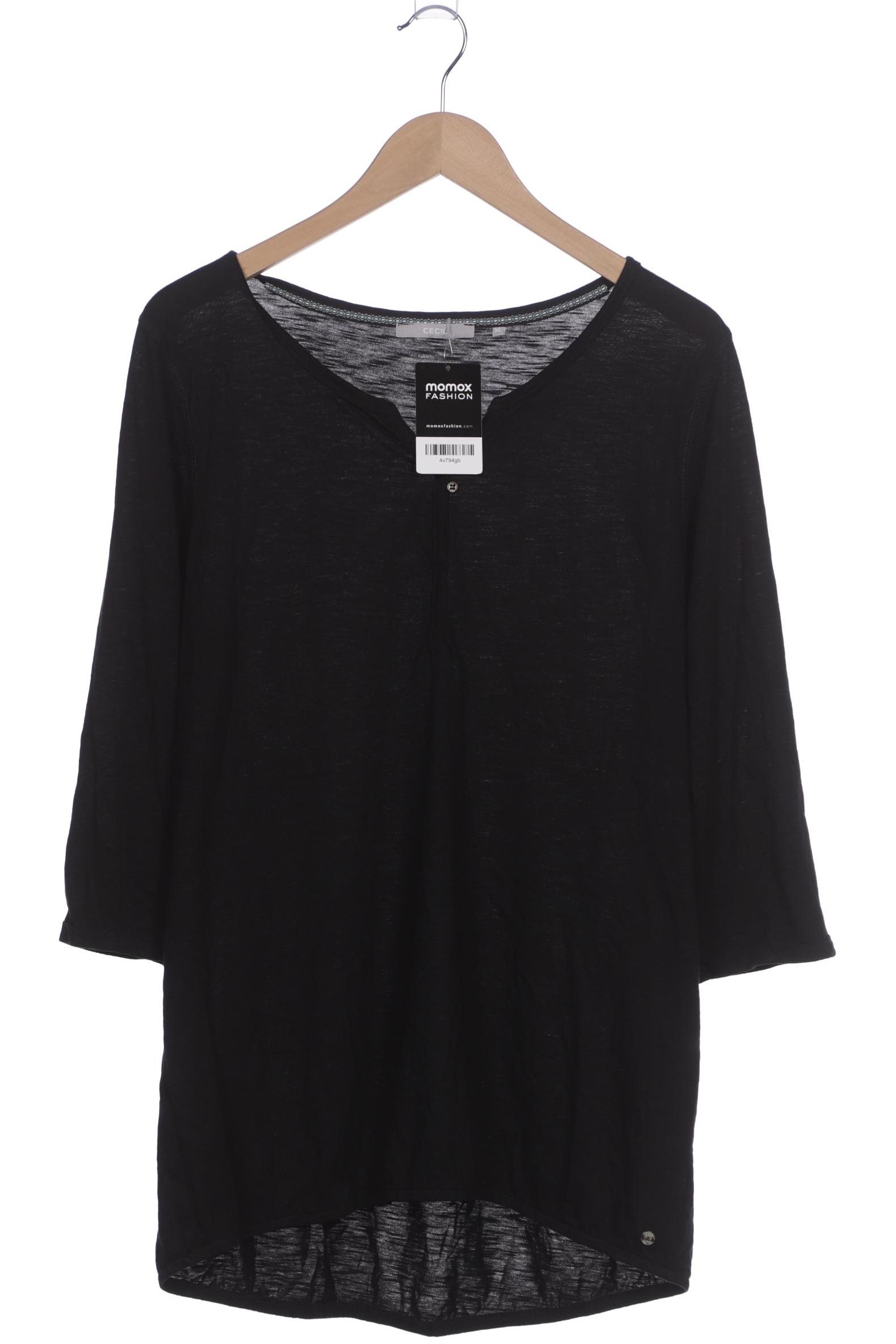 

Cecil Damen Langarmshirt, schwarz, Gr. 44