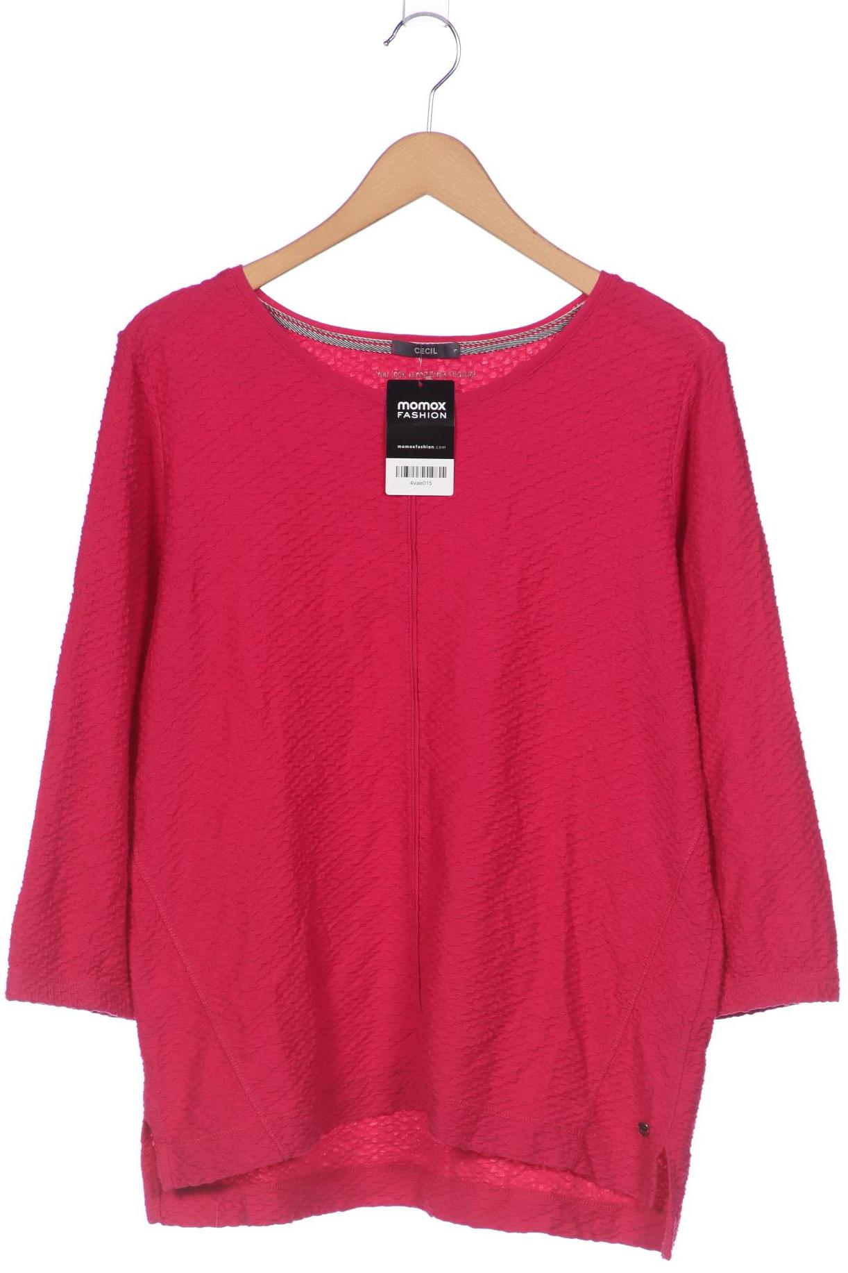 

Cecil Damen Langarmshirt, pink, Gr. 42