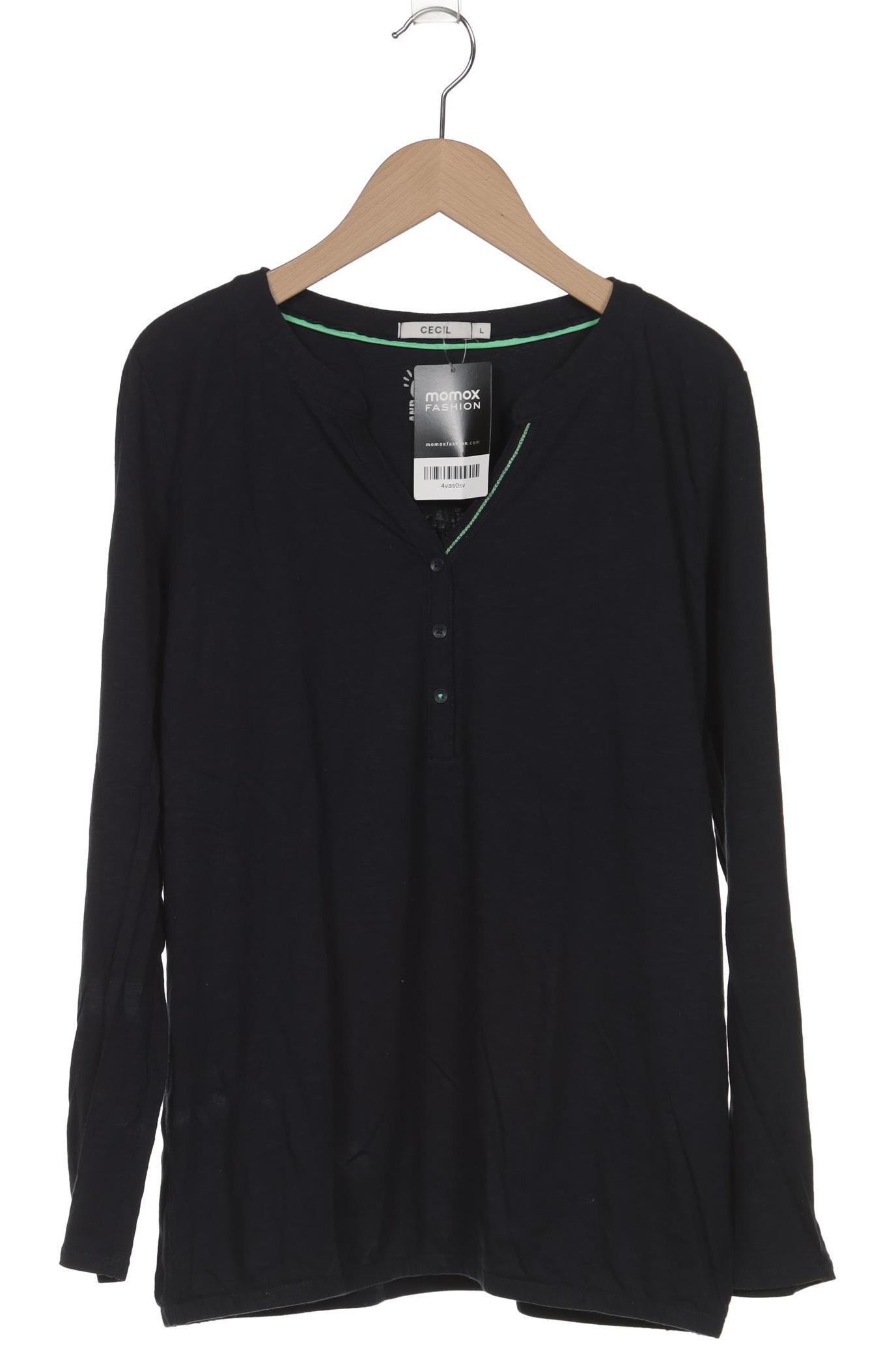 

CECIL Damen Langarmshirt, marineblau