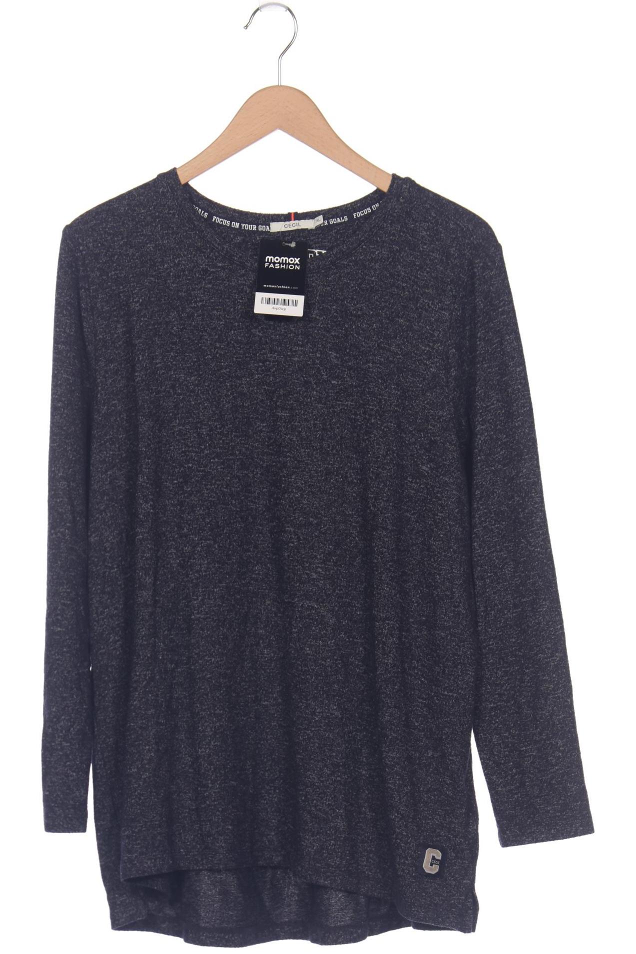 

Cecil Damen Langarmshirt, marineblau, Gr. 44