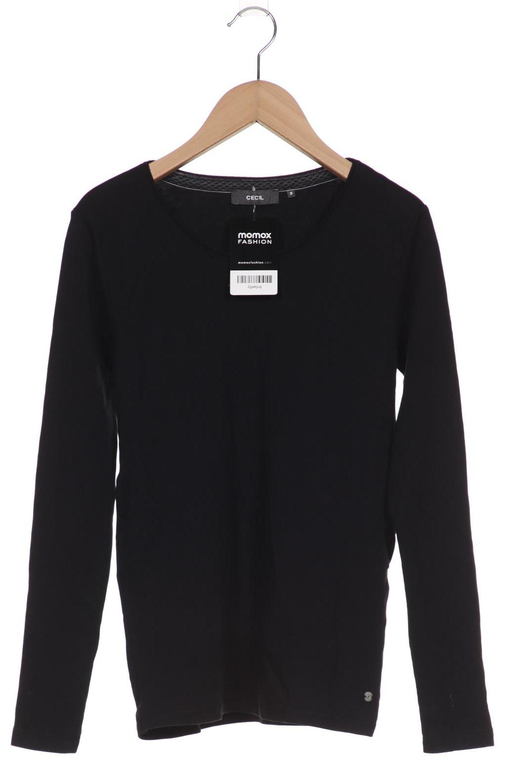 

CECIL Damen Langarmshirt, schwarz
