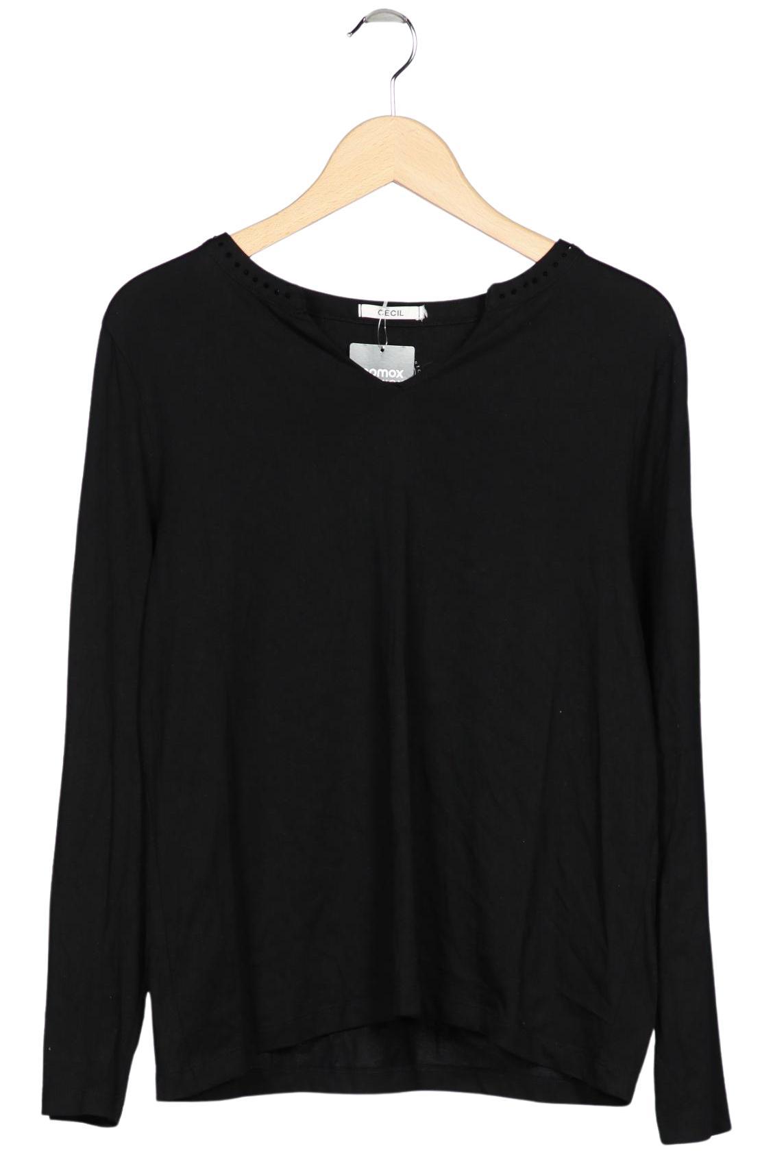 

Cecil Damen Langarmshirt, schwarz, Gr. 38