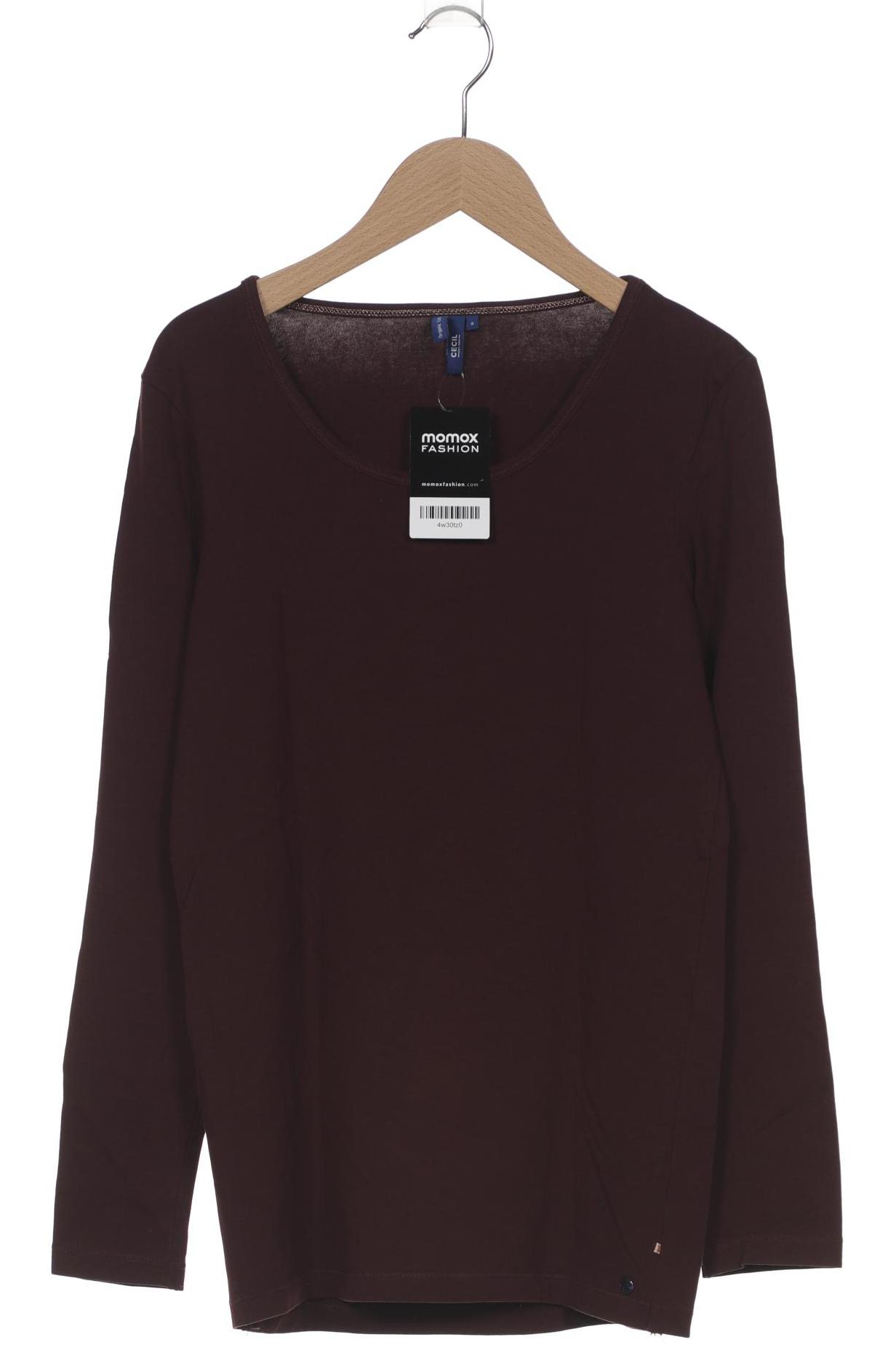 

Cecil Damen Langarmshirt, bordeaux, Gr. 36