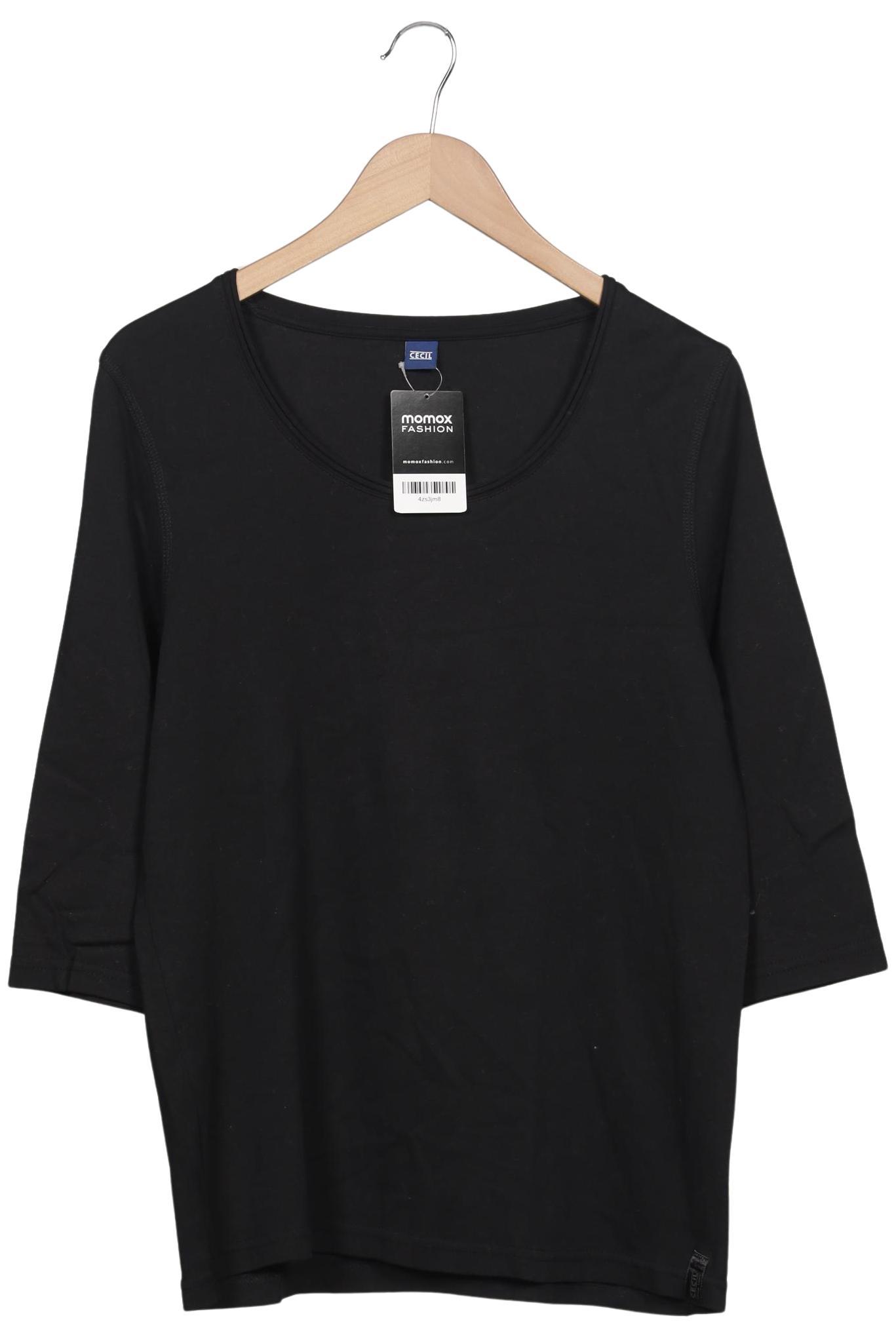 

Cecil Damen Langarmshirt, schwarz, Gr. 44