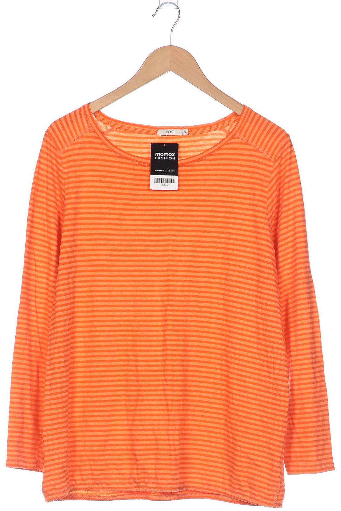 

Cecil Damen Langarmshirt, orange, Gr. 44