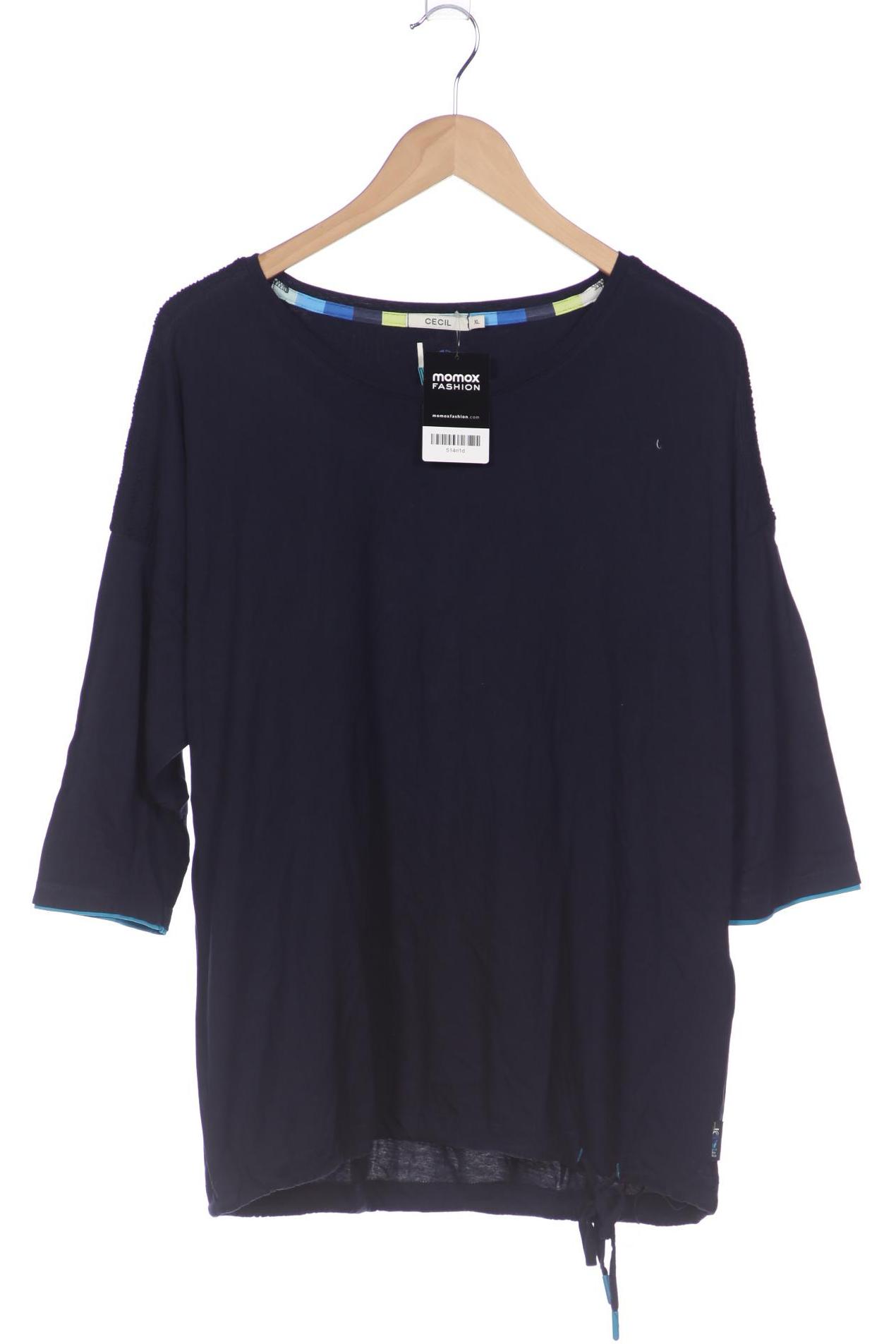

Cecil Damen Langarmshirt, marineblau, Gr. 44