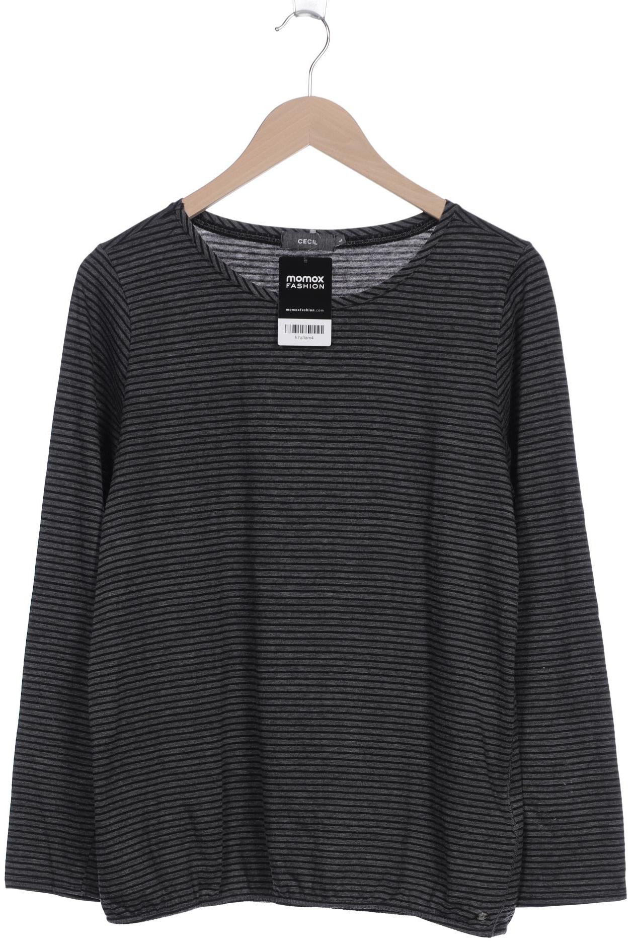 

Cecil Damen Langarmshirt, grau, Gr. 42