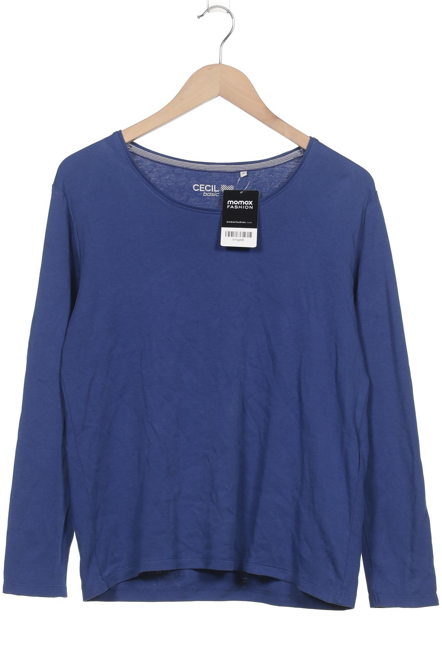 

Cecil Damen Langarmshirt, blau, Gr. 44