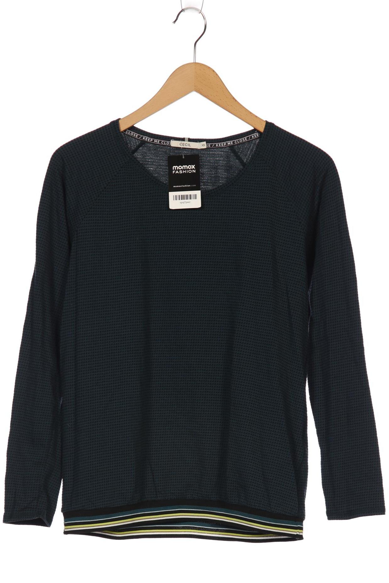 

Cecil Damen Langarmshirt, türkis, Gr. 34