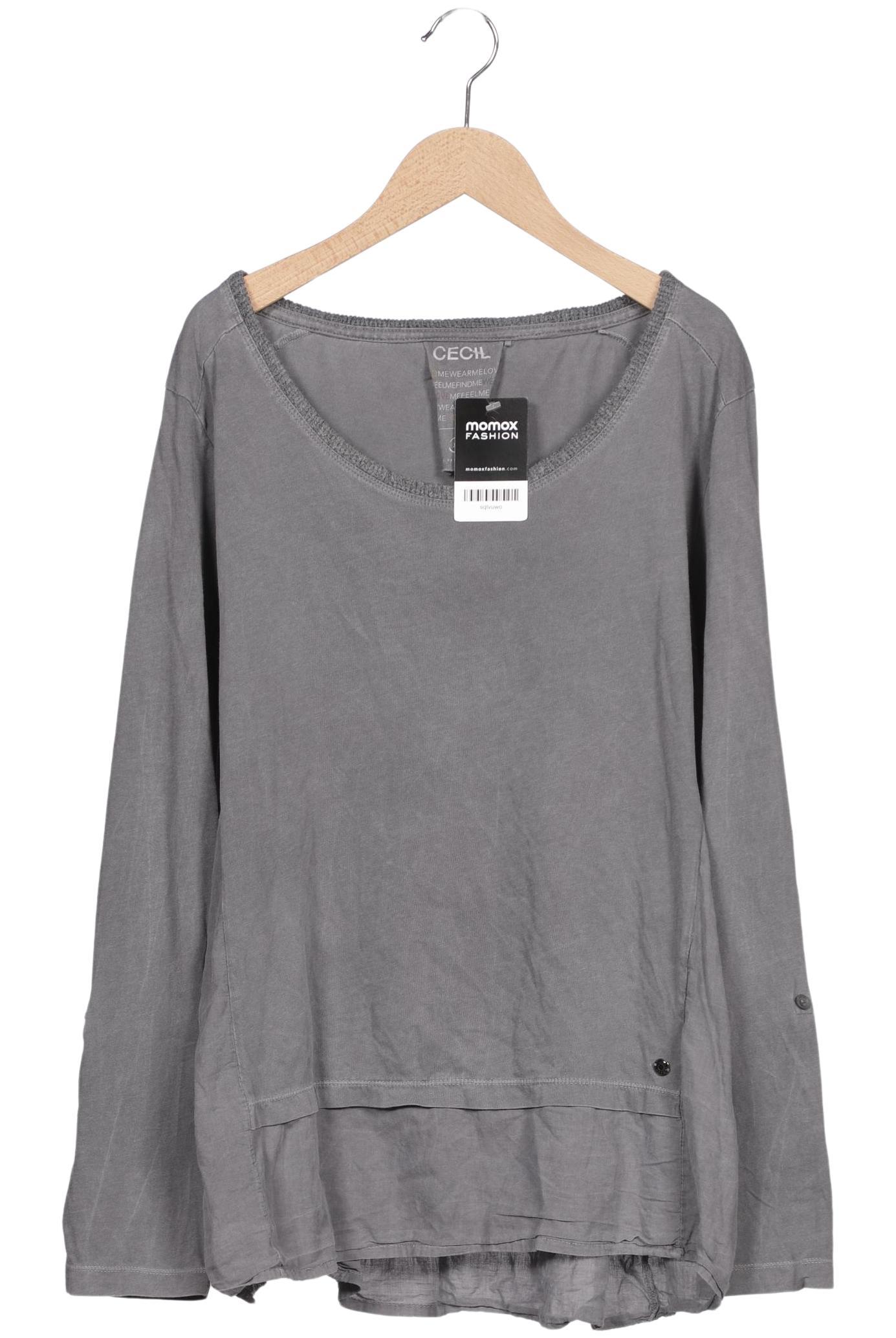 

Cecil Damen Langarmshirt, grau, Gr. 44