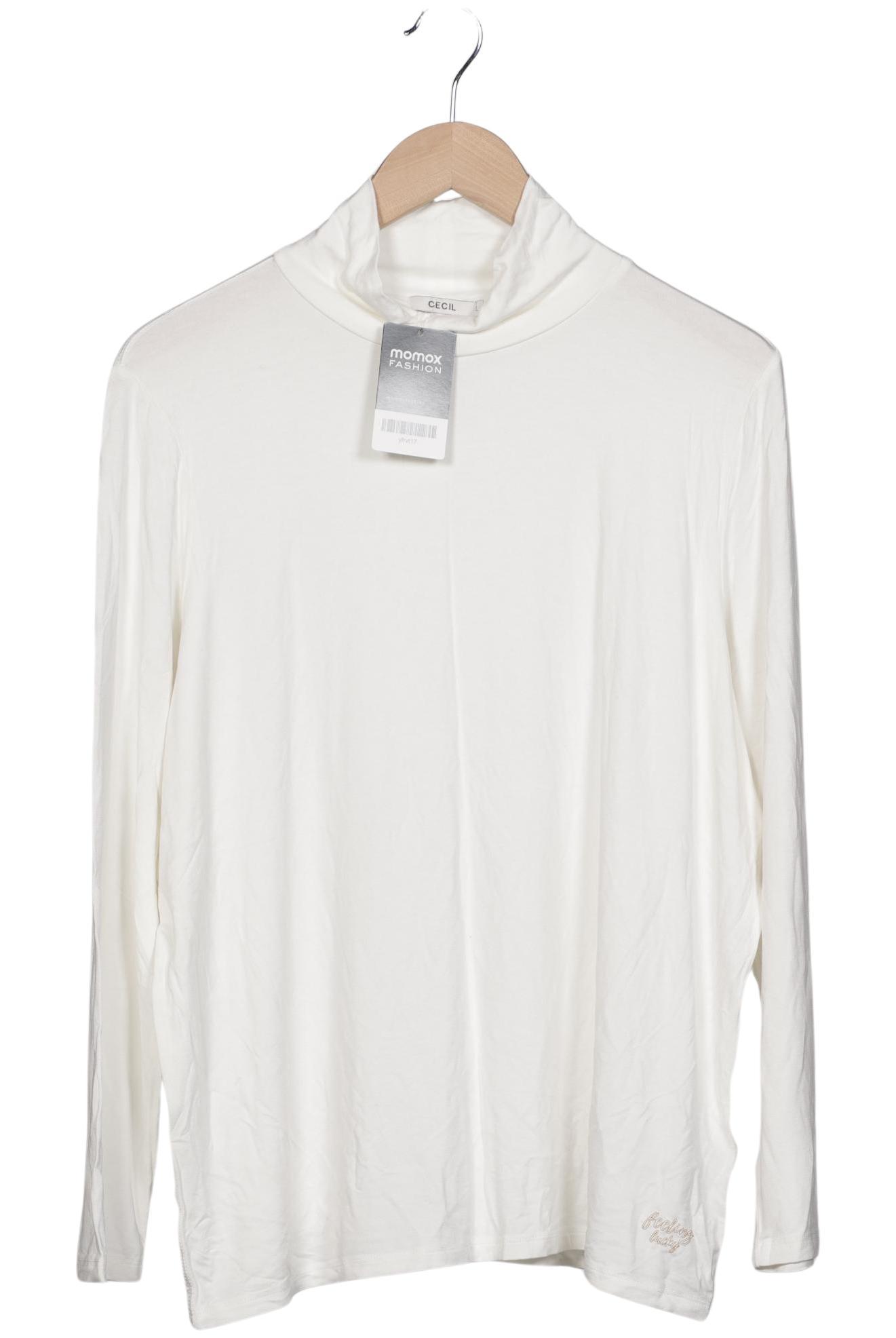 

Cecil Damen Langarmshirt, cremeweiß, Gr. 44