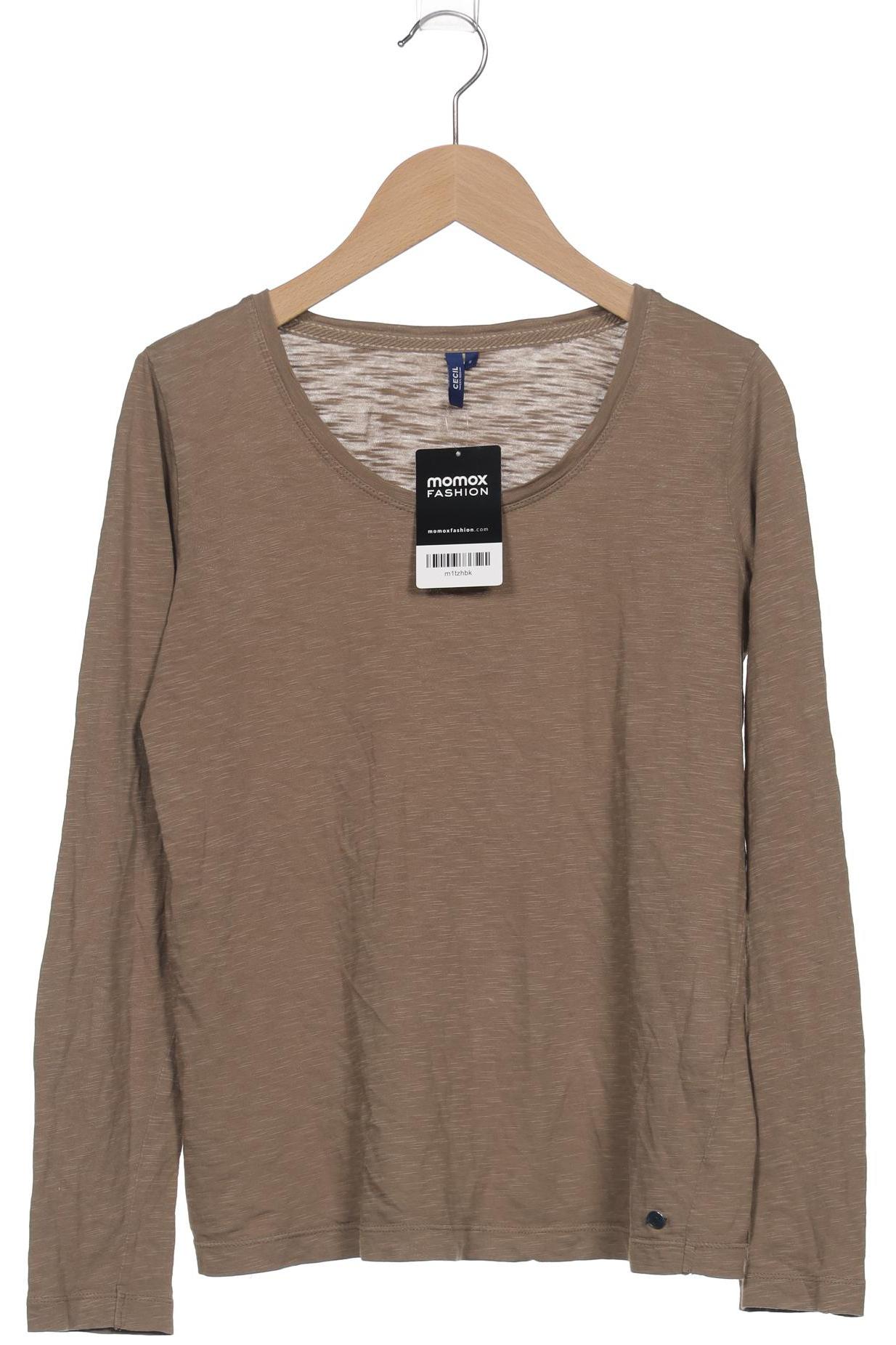 

Cecil Damen Langarmshirt, braun, Gr. 36