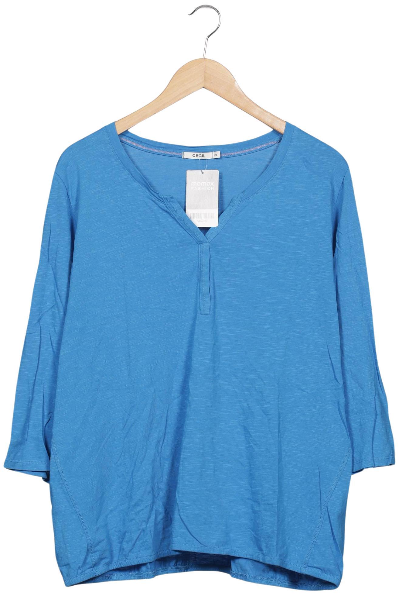 

Cecil Damen Langarmshirt, blau, Gr. 46