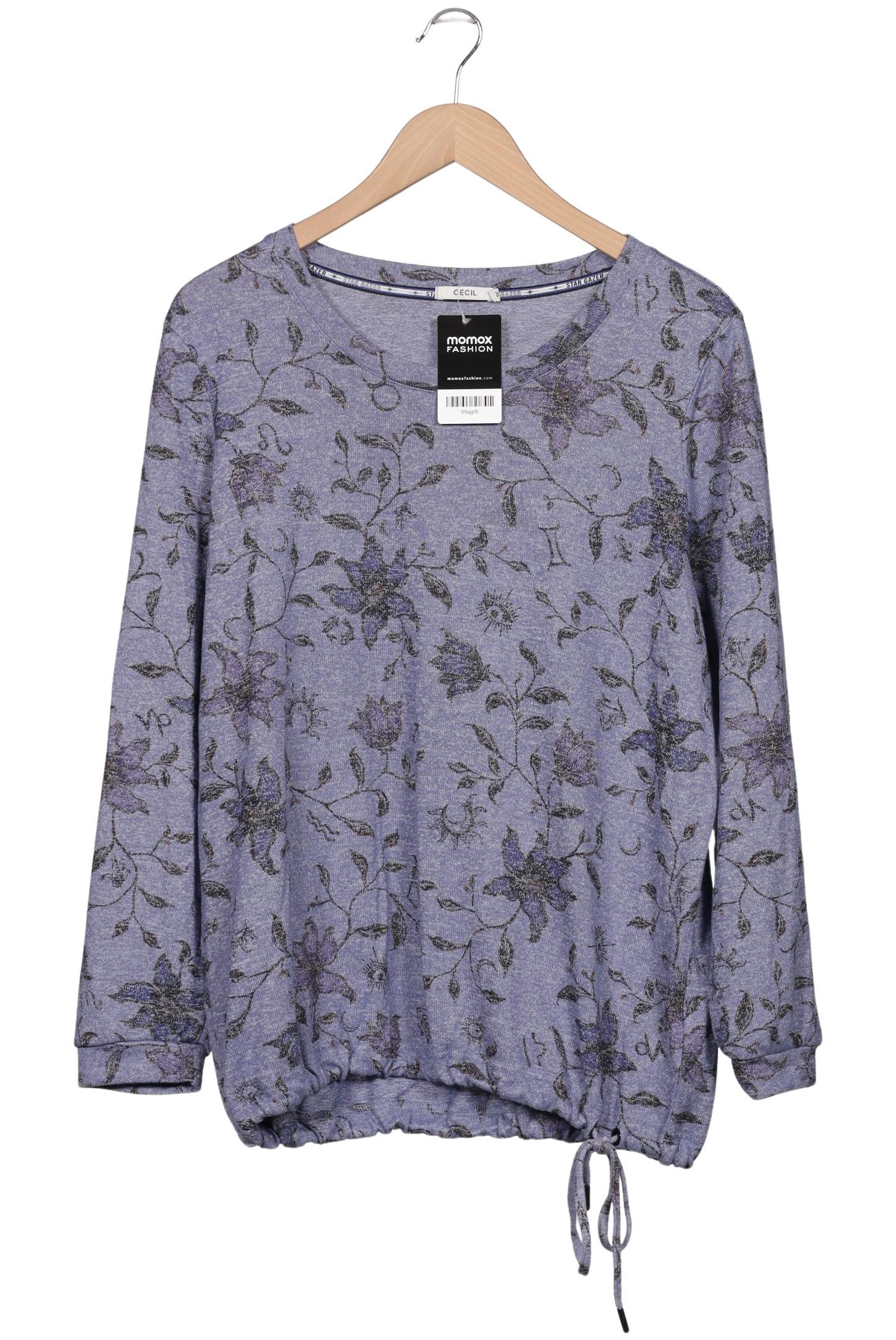 

Cecil Damen Langarmshirt, blau, Gr. 44