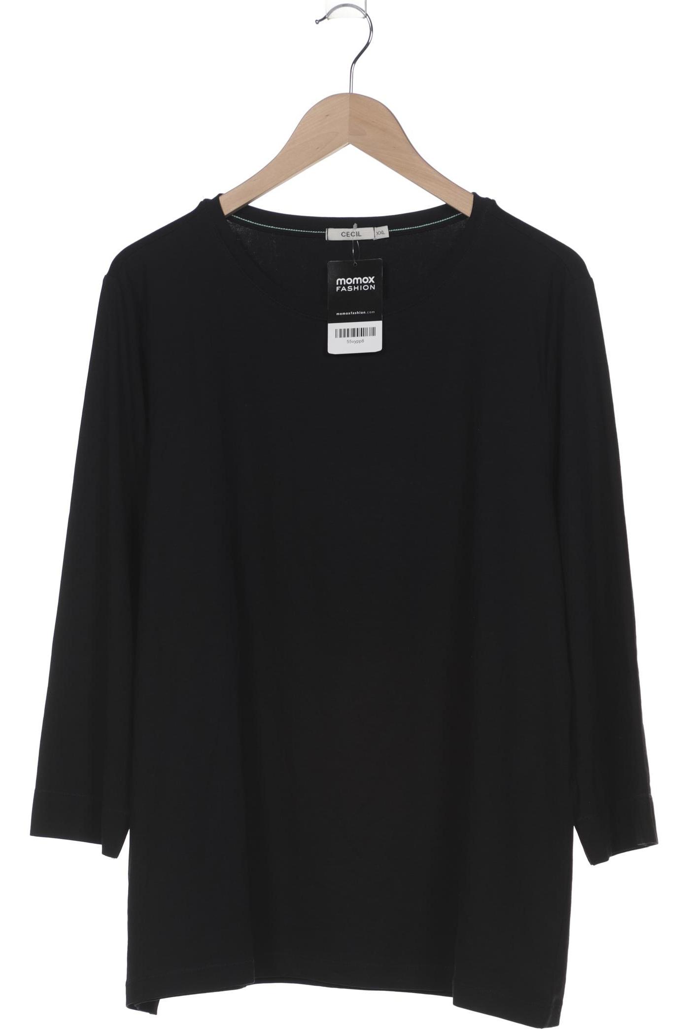 

Cecil Damen Langarmshirt, schwarz, Gr. 46