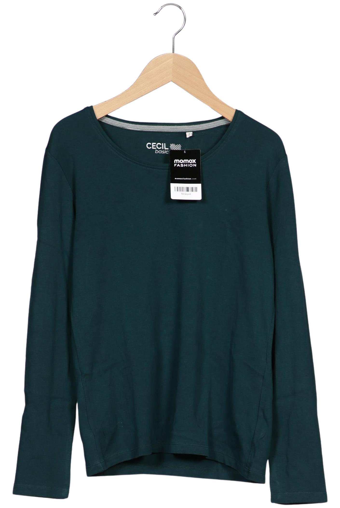 

Cecil Damen Langarmshirt, grün, Gr. 36