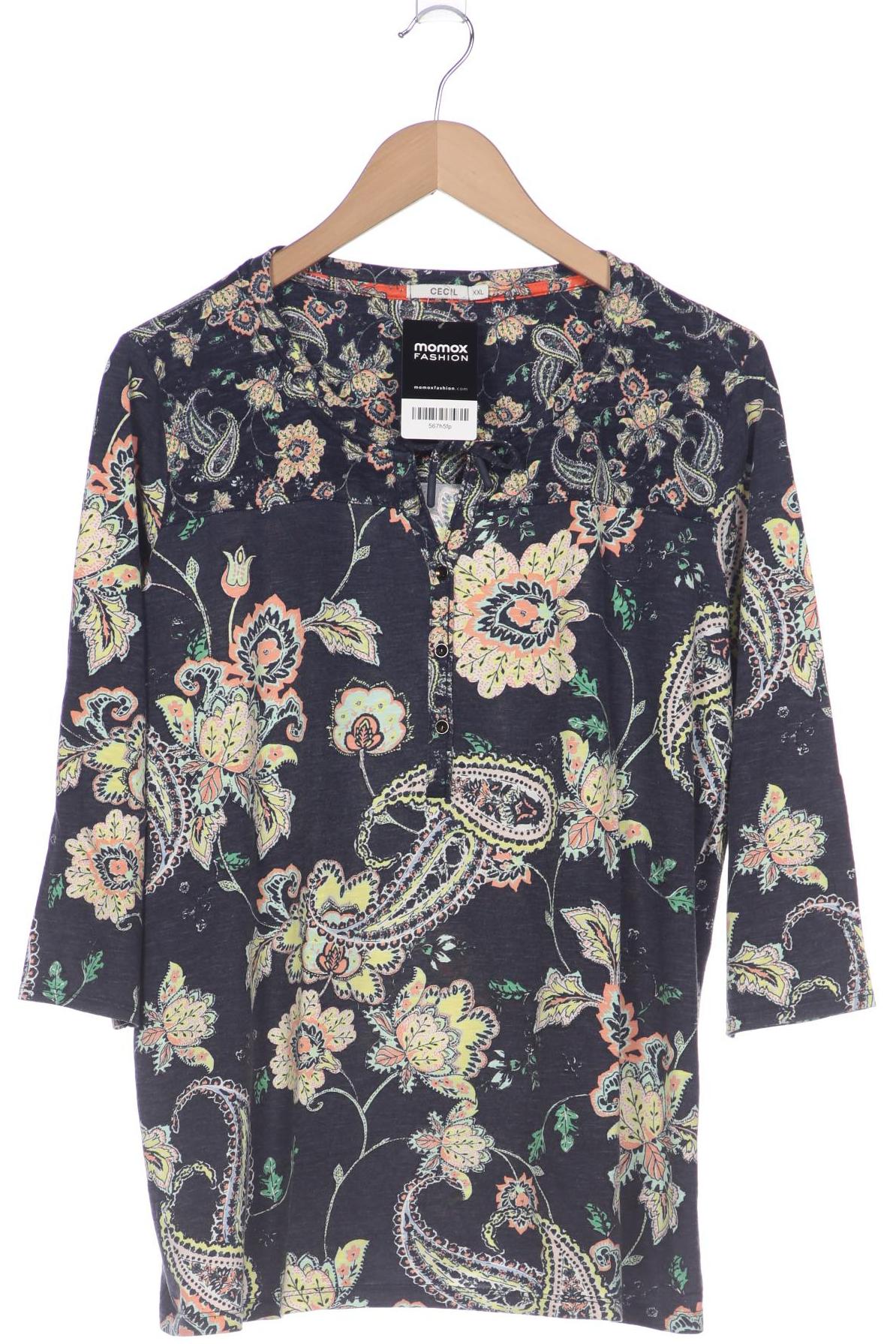 

Cecil Damen Langarmshirt, marineblau, Gr. 46