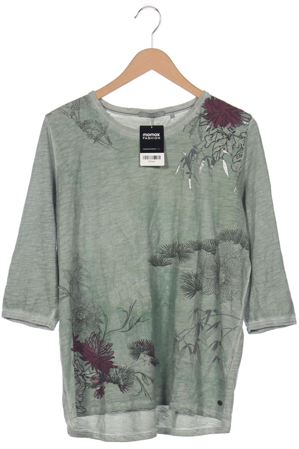 

Cecil Damen Langarmshirt, grün, Gr. 44
