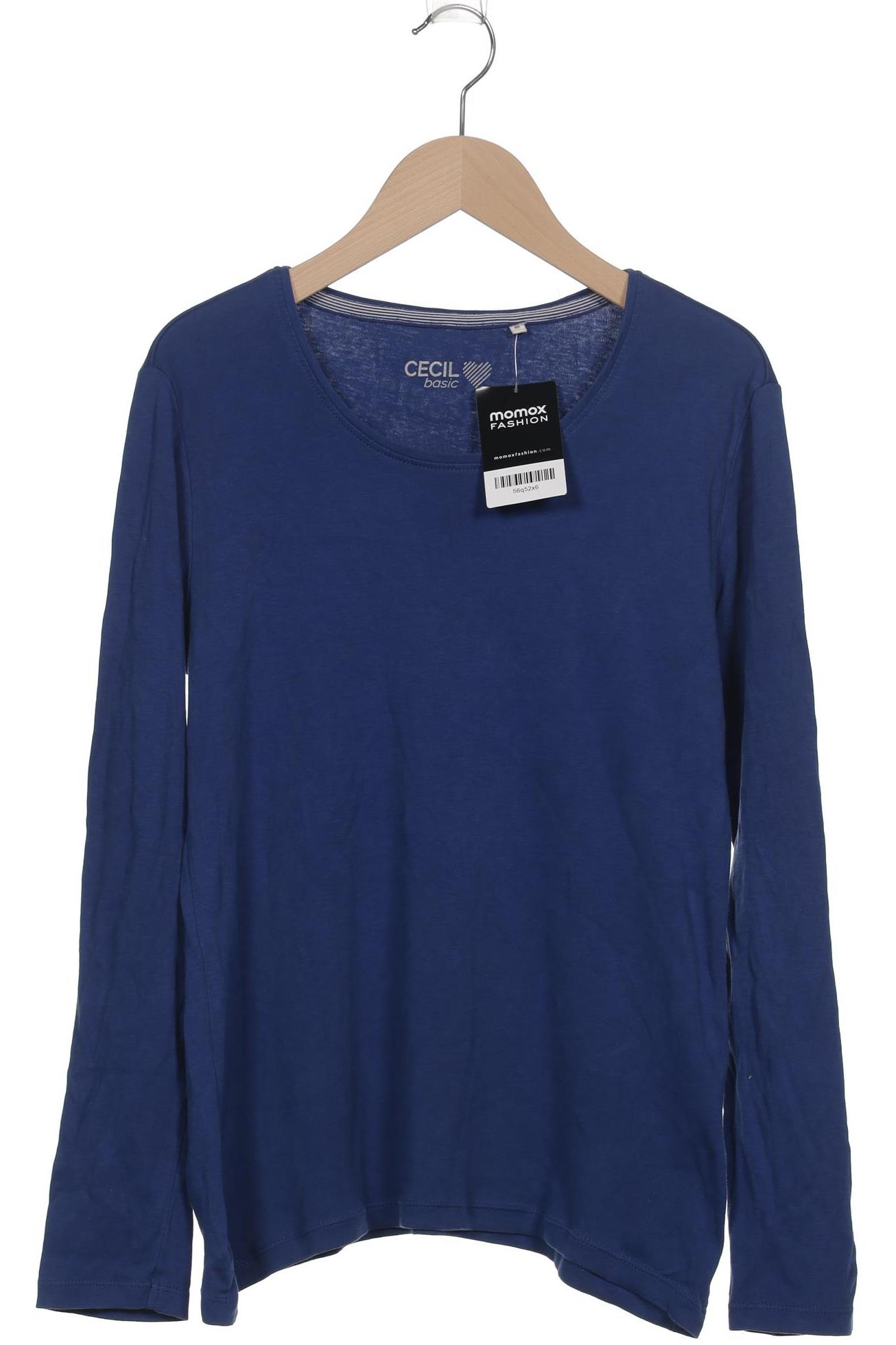 

Cecil Damen Langarmshirt, blau, Gr. 38