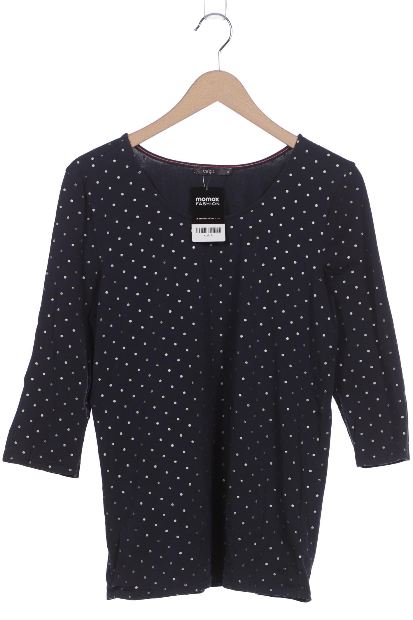 

Cecil Damen Langarmshirt, marineblau, Gr. 44