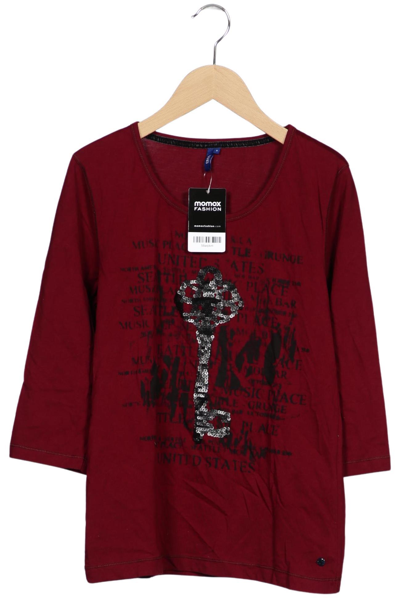 

Cecil Damen Langarmshirt, rot, Gr. 36