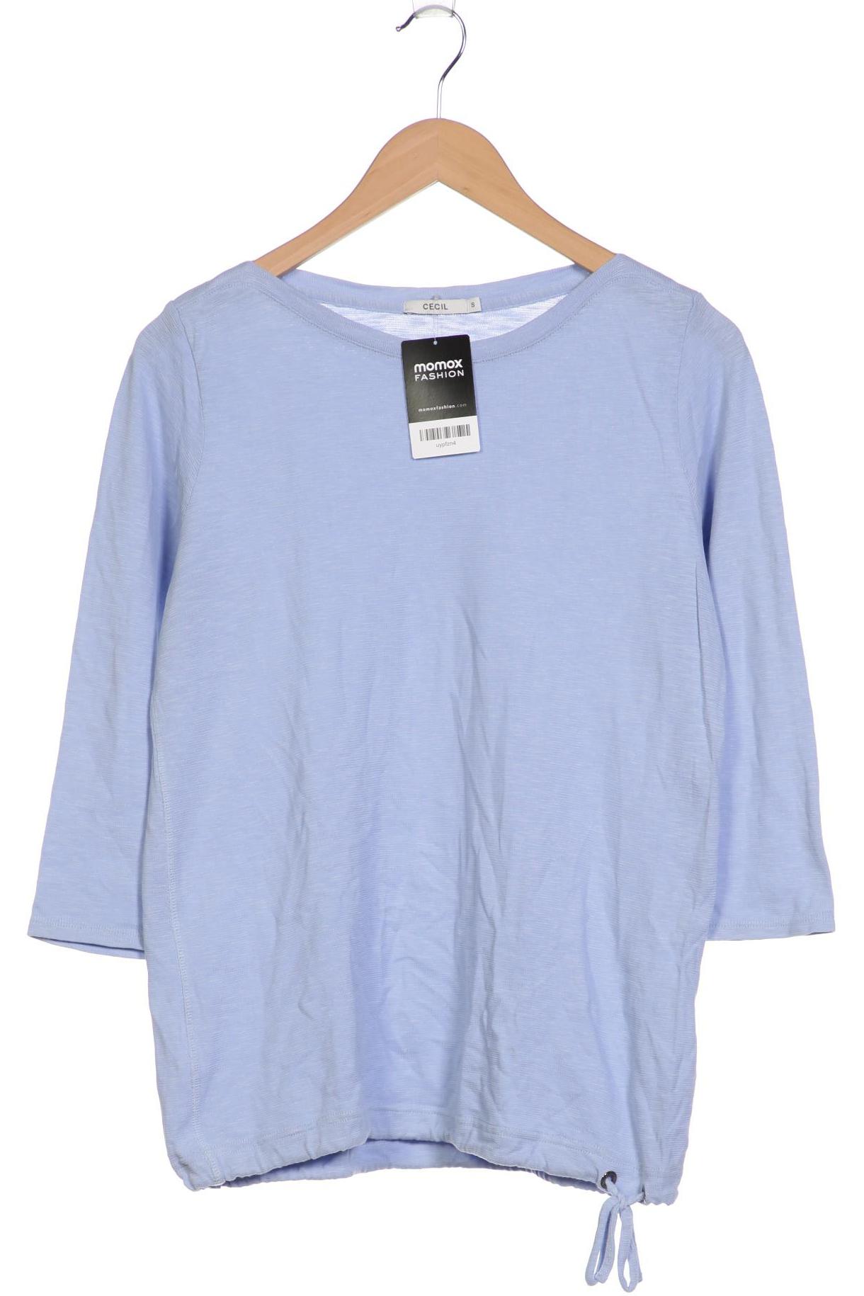 

Cecil Damen Langarmshirt, hellblau, Gr. 36